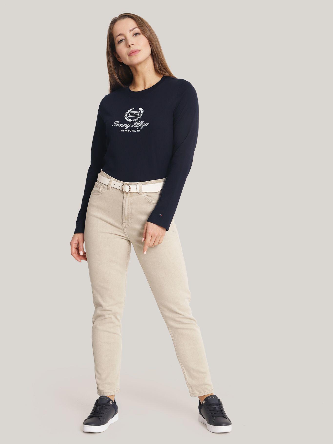 Polera Flag Logo Regular Fit Azul Tommy Hilfiger-1