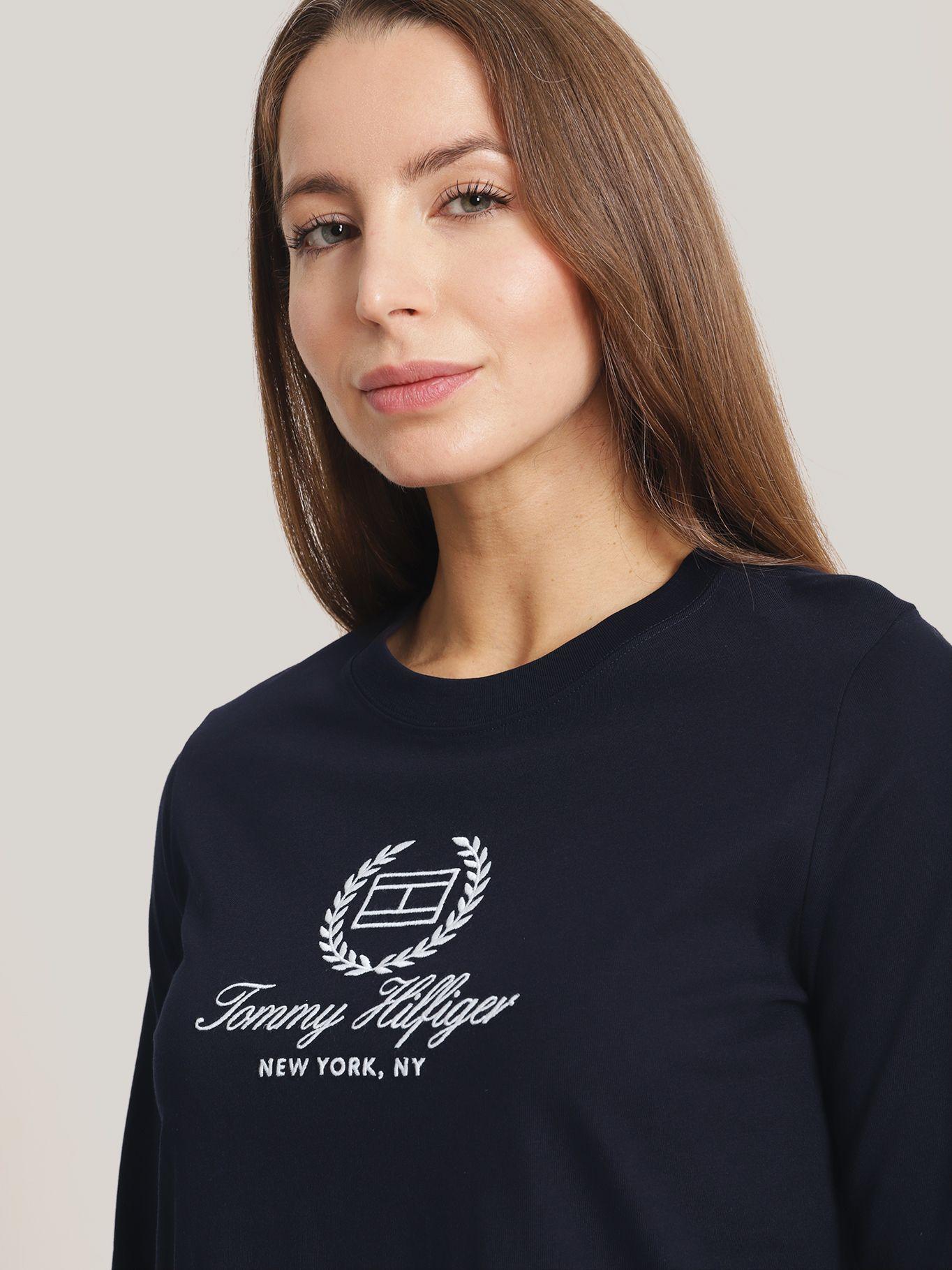 Polera Flag Logo Regular Fit Azul Tommy Hilfiger-3