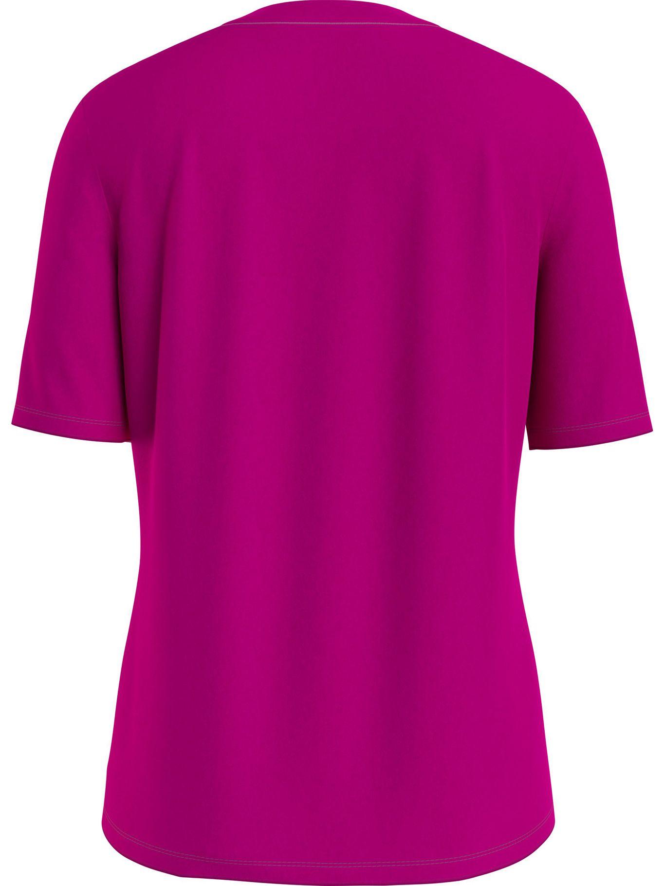 Polera Circle Logo Regular Fit Fucsia Tommy Hilfiger-1