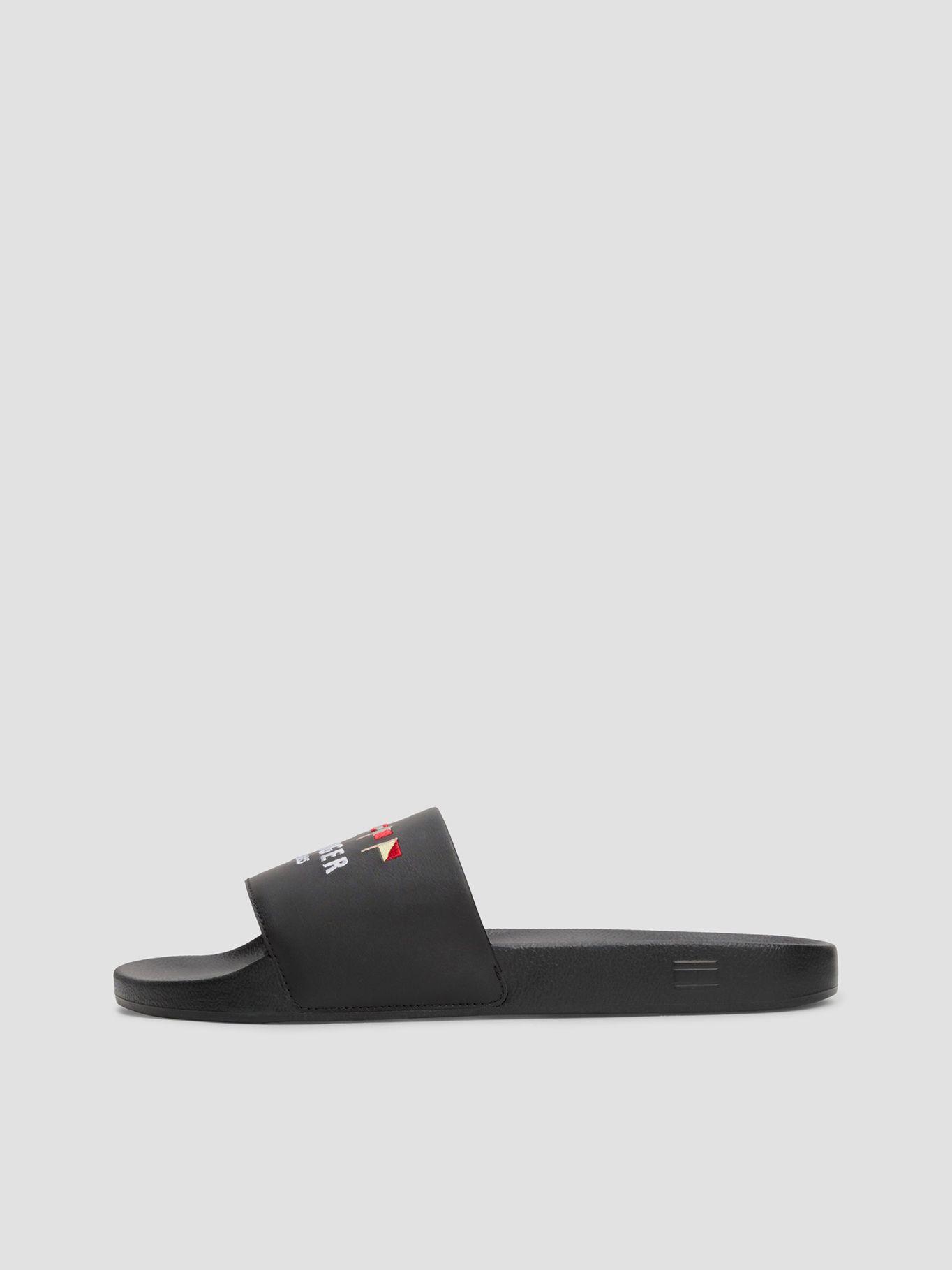 Sandalias Piscina Logo Bordado Negro Tommy Hilfiger-5