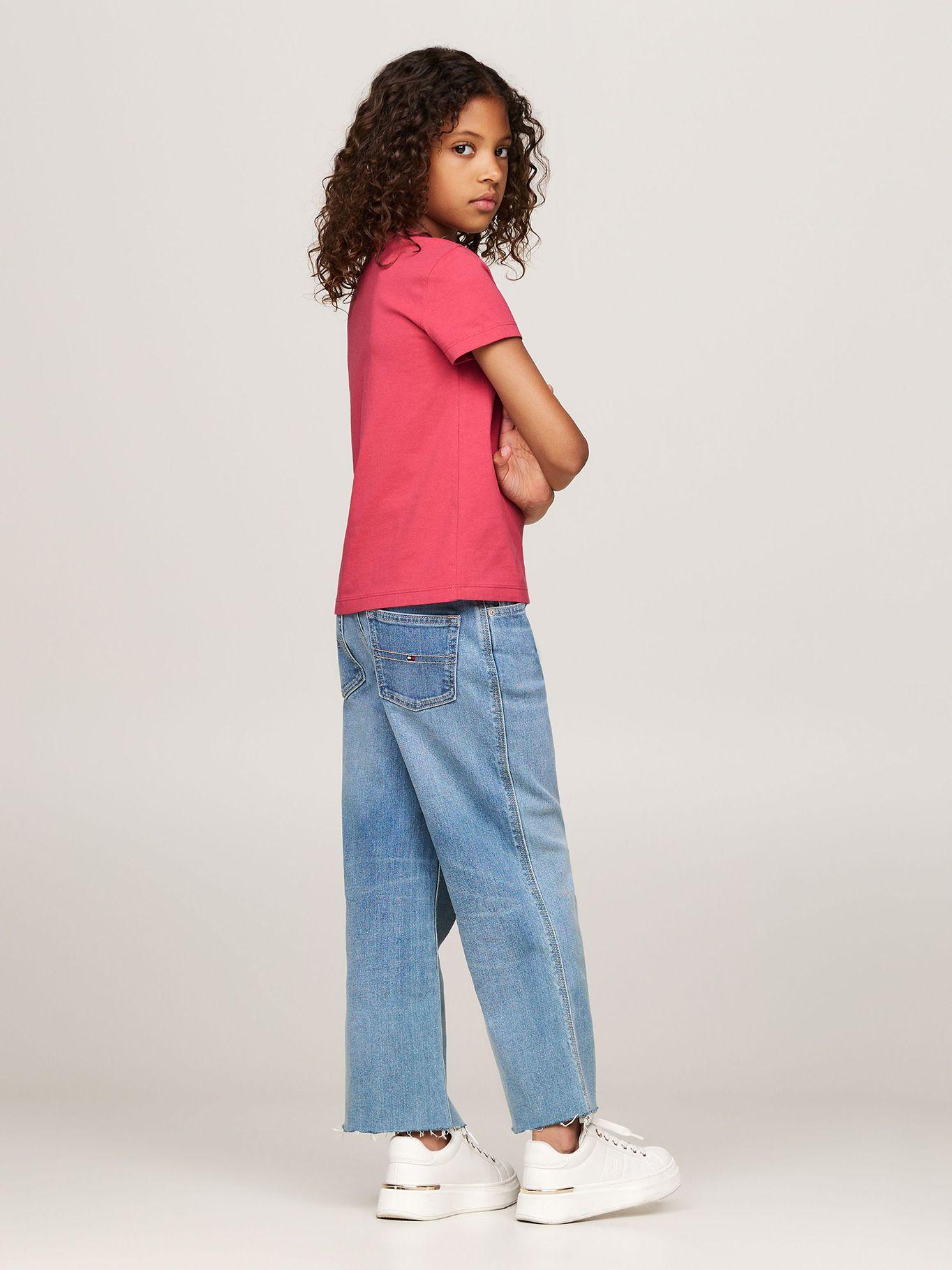 Polera De Niña Con Logo Nyc Rosado Tommy Hilfiger-2