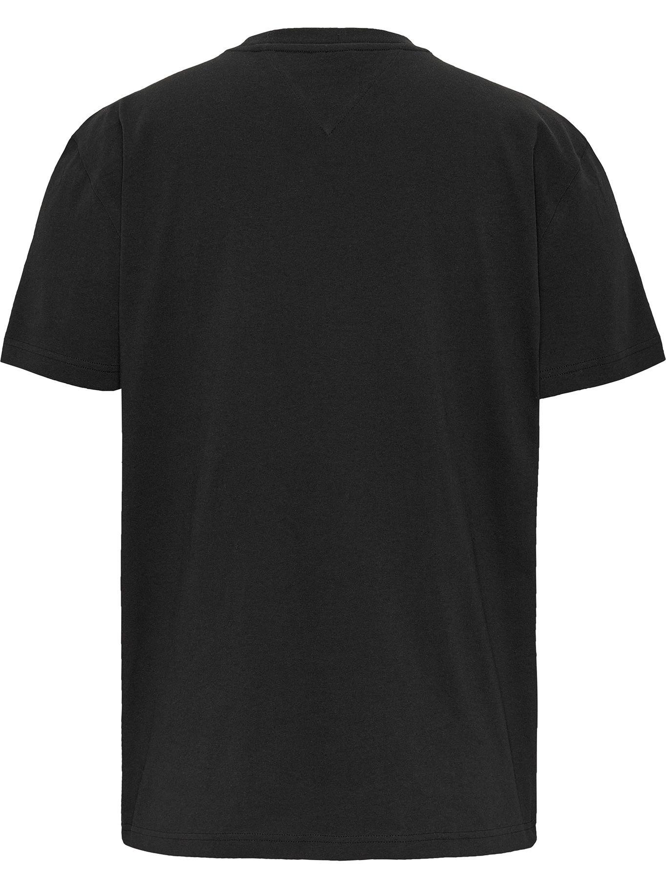 Polera Athletic Centered Logo Negro Tommy Jeans-1