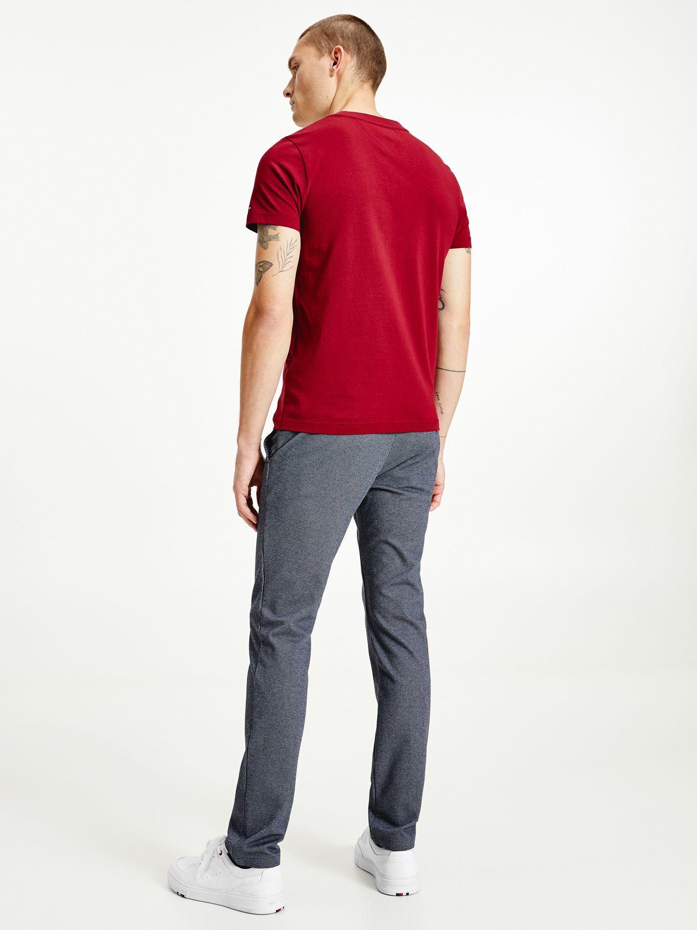 Polera Signature Rojo Tommy Hilfiger F2-1