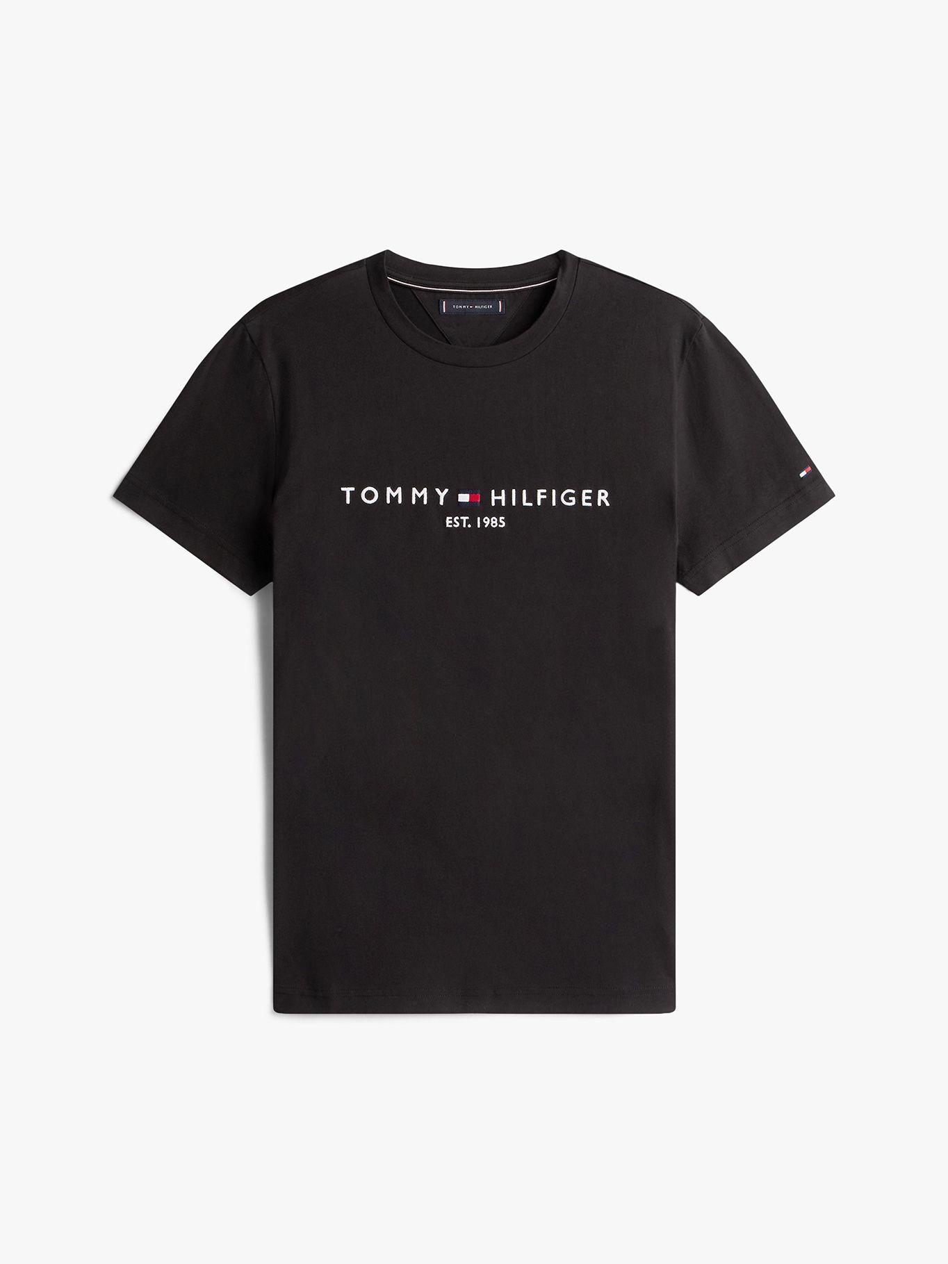 Polera Im Core Logo Slim Fit/Negro Tommy Hilfiger-4