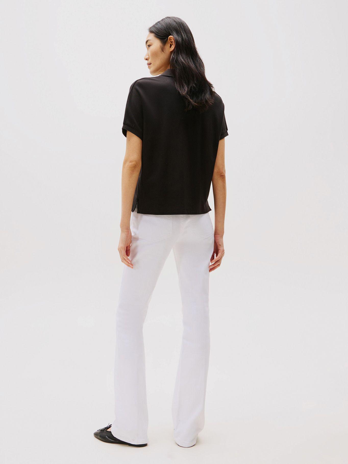 Polo Relaxed Solid Con Logo Negro Tommy Hilfiger-2