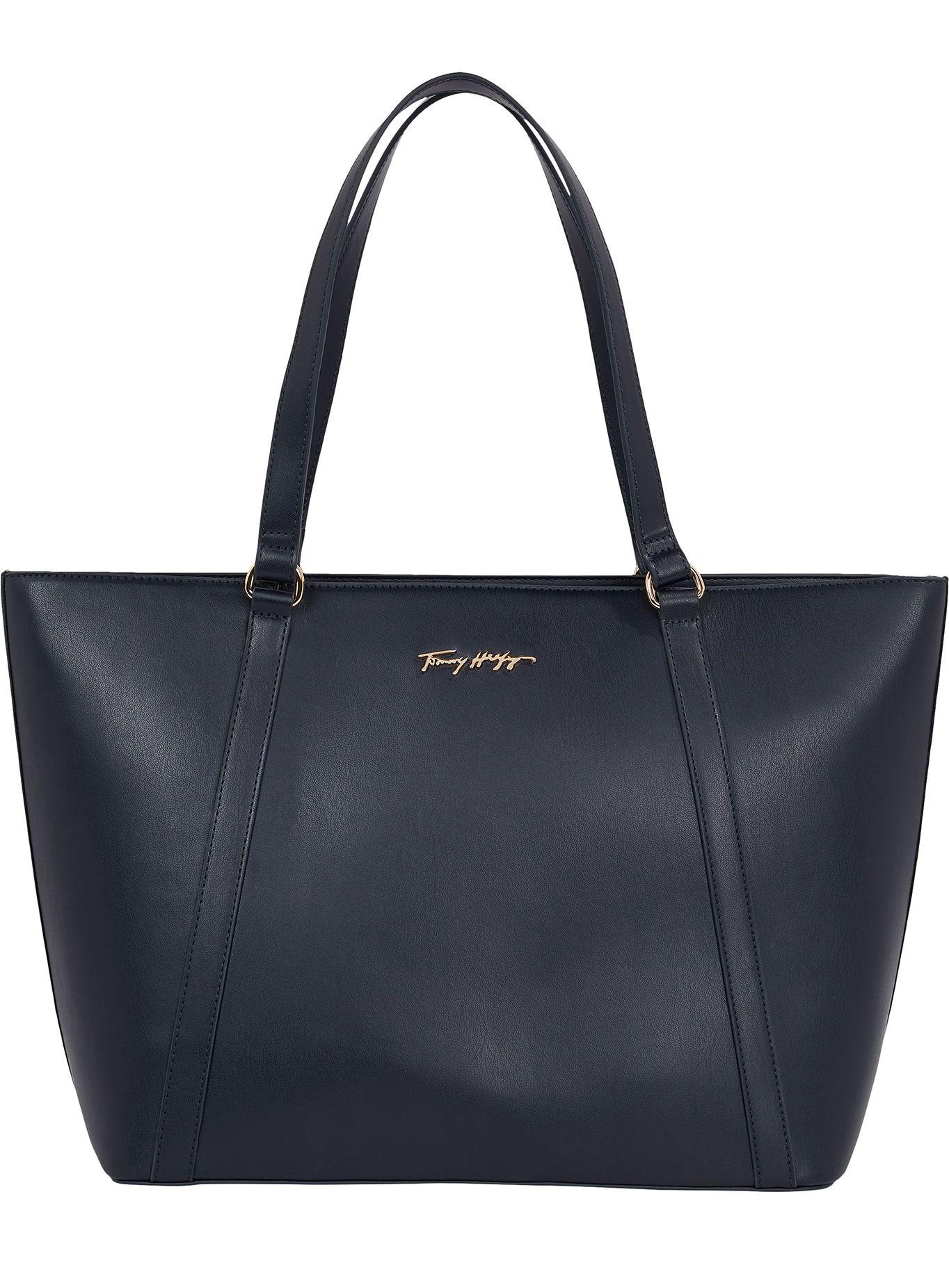 Bolso Tote Seasonal Con Logo Azul Tommy Hilfiger-0