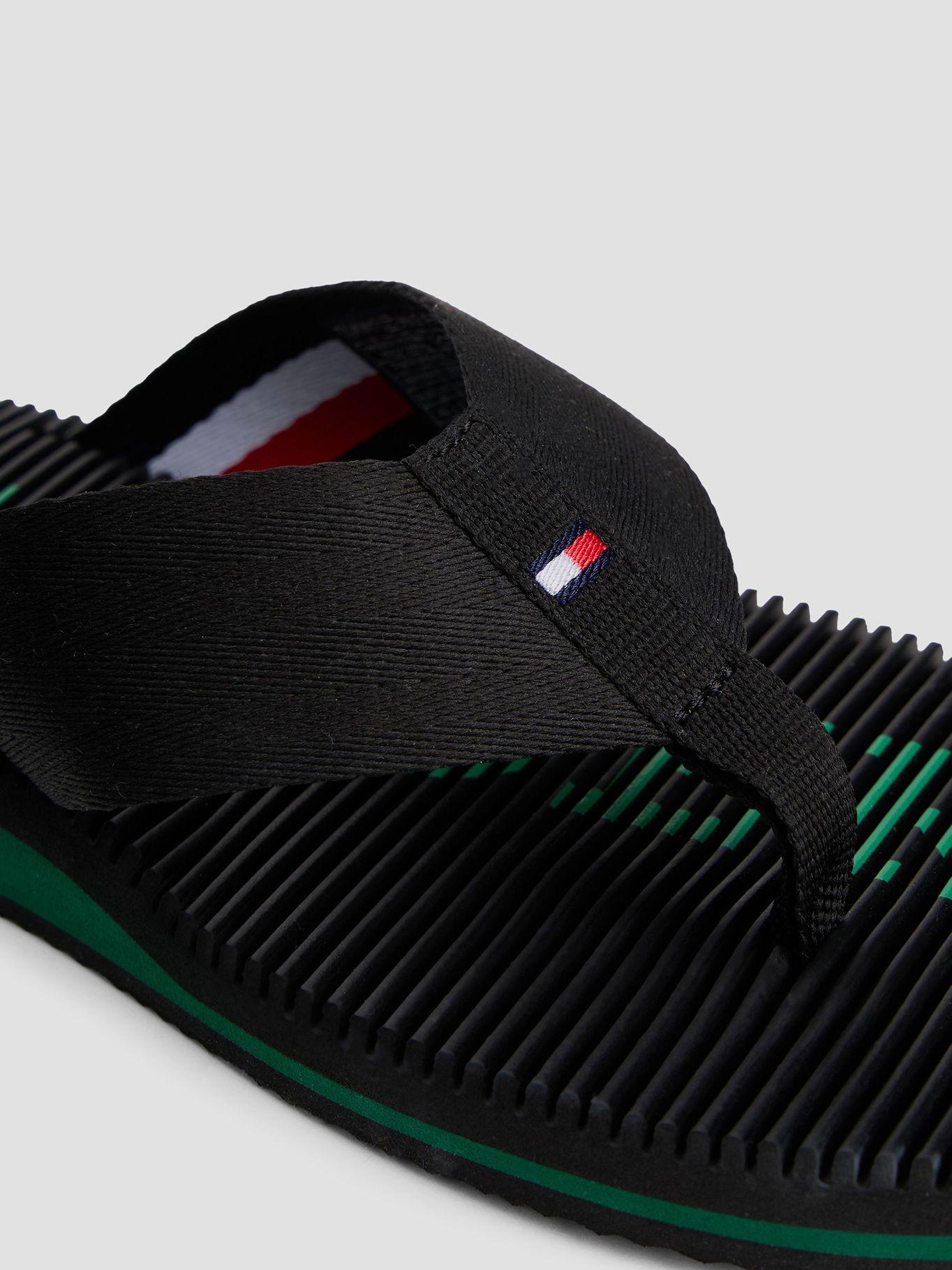 Sandalia Logo Plantilla Masaje Negro Tommy Hilfiger-6