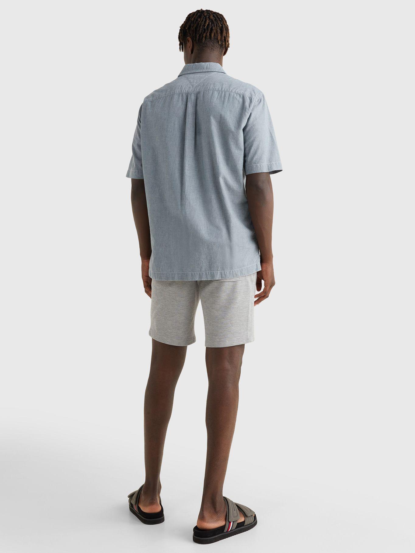 Camisa Solid Chambray Gris Tommy Hilfiger-2