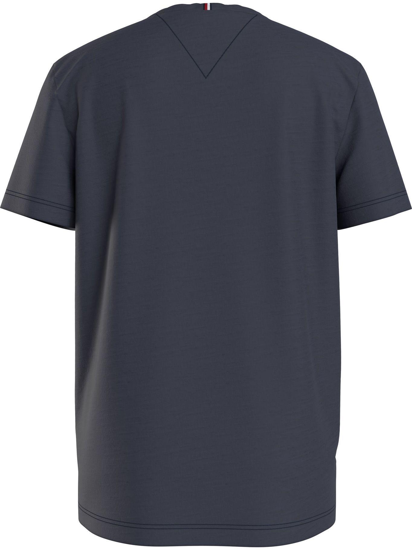 Polera Slub Pocket Azul Tommy Hilfiger M2-1