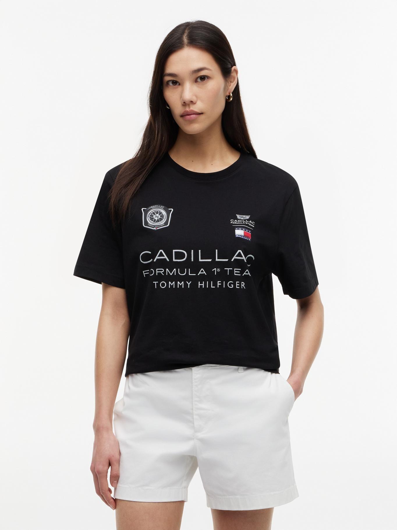 Polera TH x Cadillac F1 Negro BDS Tommy Hilfiger-1