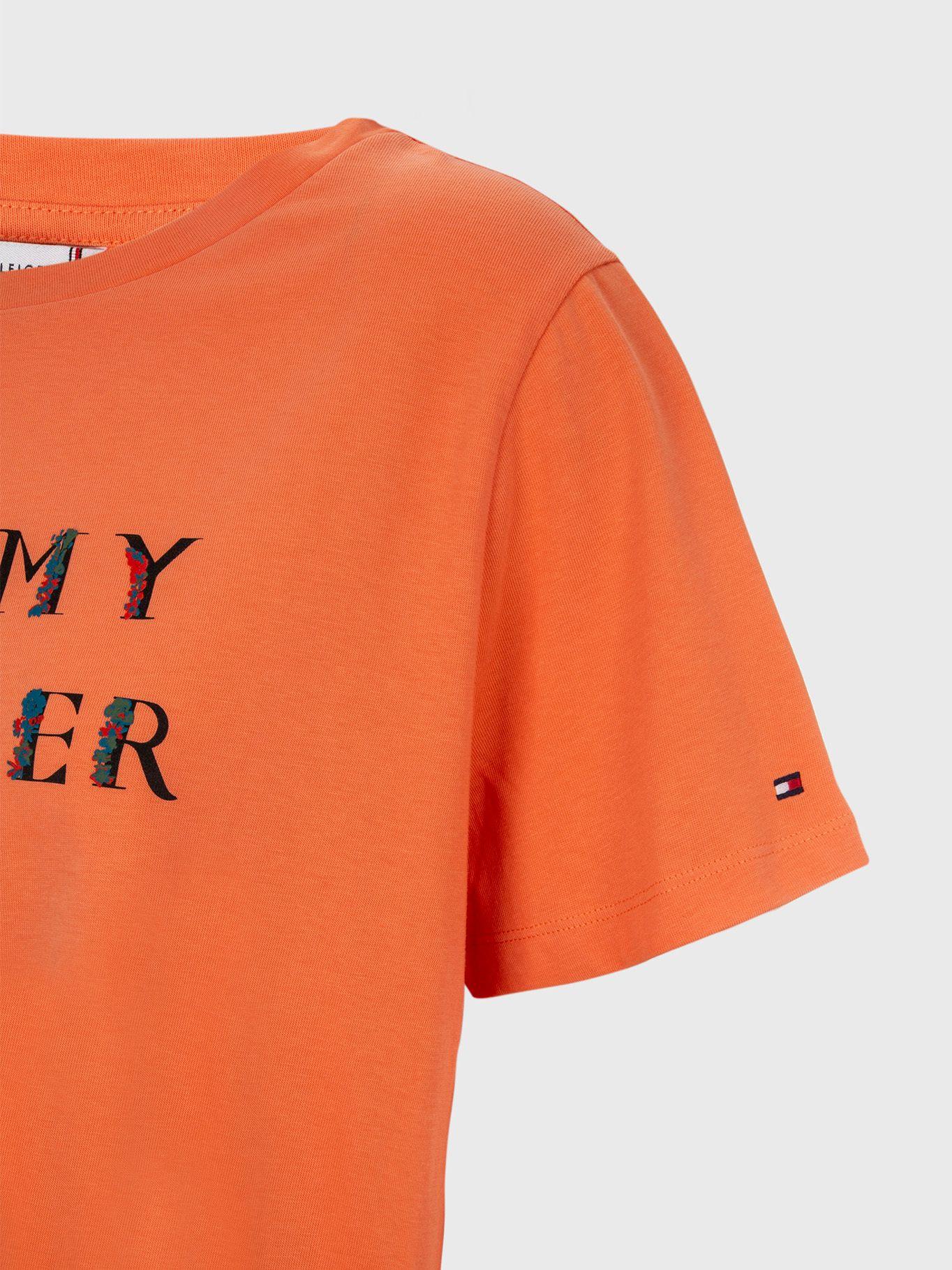 Polera Curve Flores Coral Tommy Hilfiger A2-3