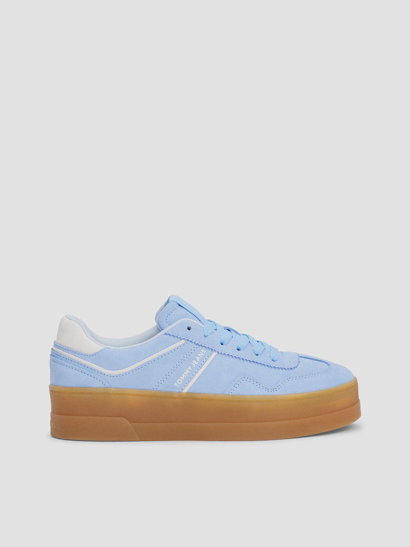 Zapatillas The Greenwich De Ante Celeste Tommy Jeans-4