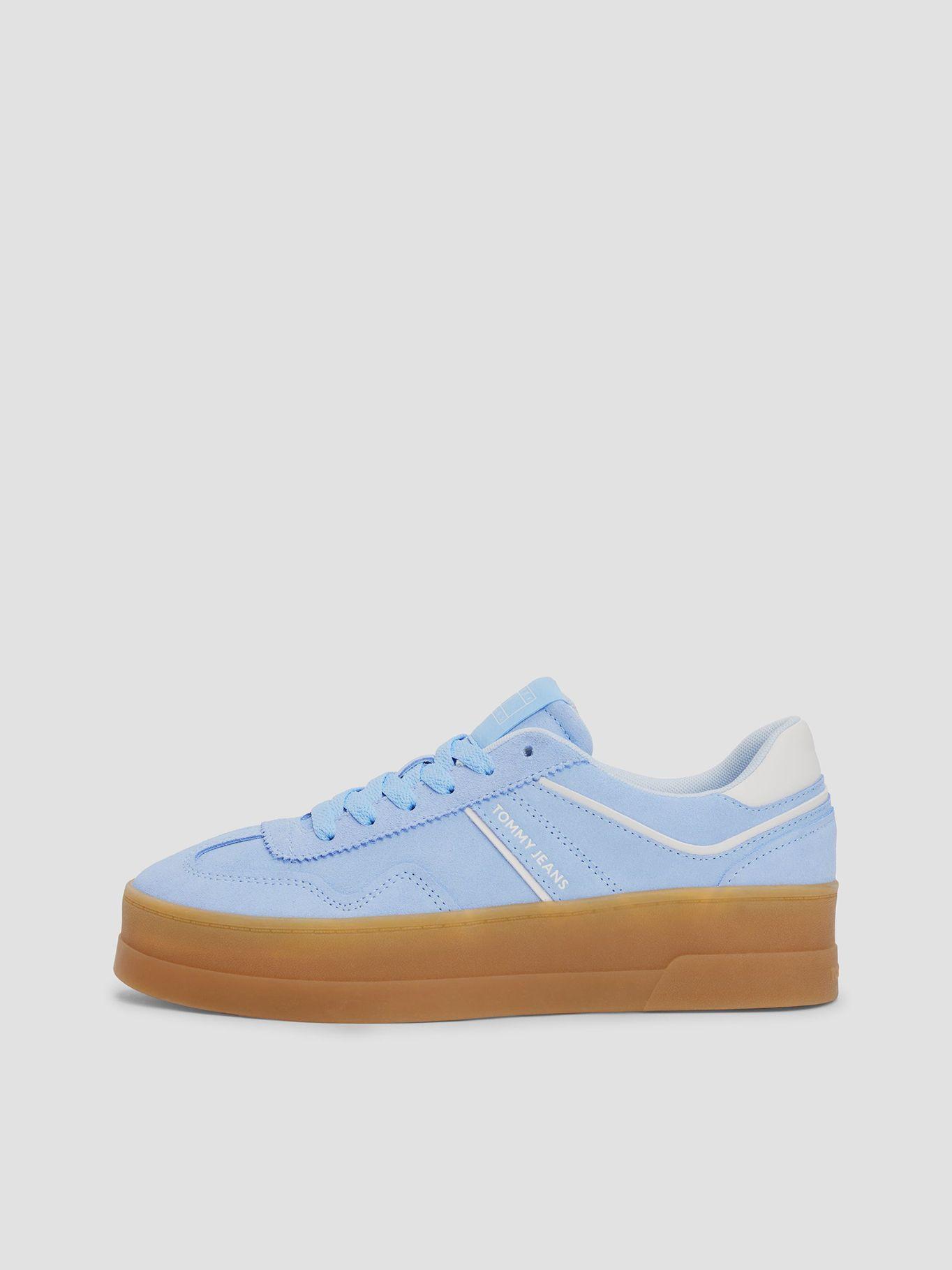 Zapatillas The Greenwich De Ante Celeste Tommy Jeans-5