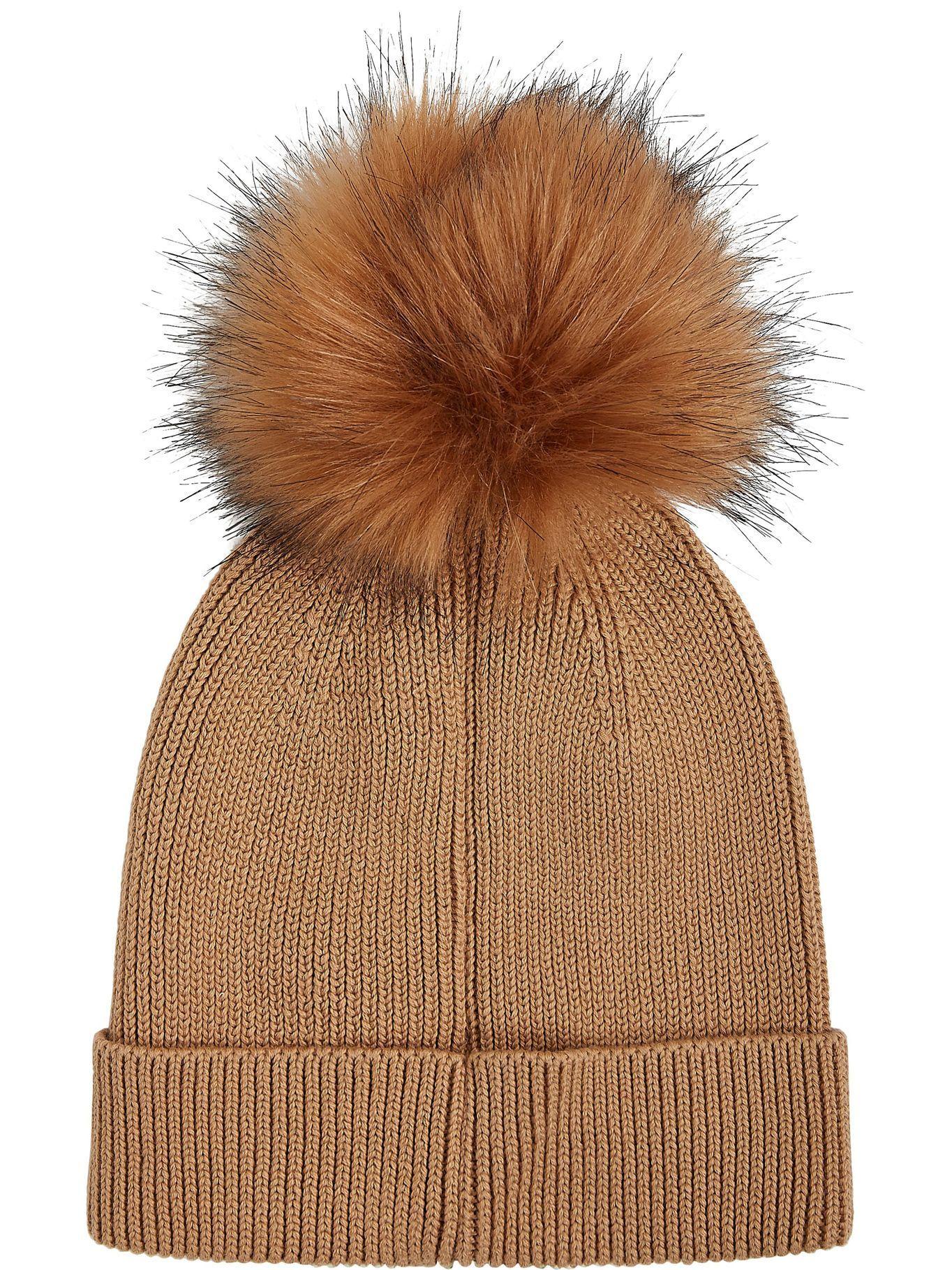 Gorro Beanie Signature Beige Tommy Hilfiger F2-1