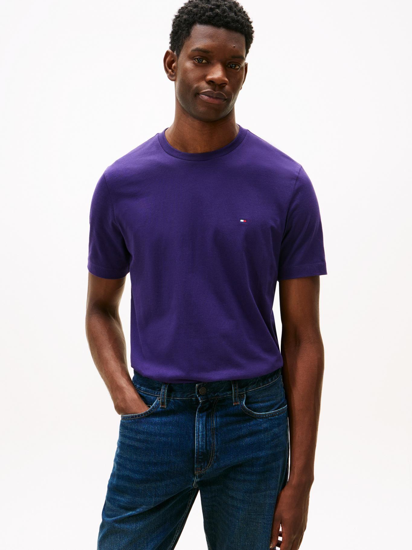 Polera Essential C-Neck Regular Tommy Hilfiger Morado-0