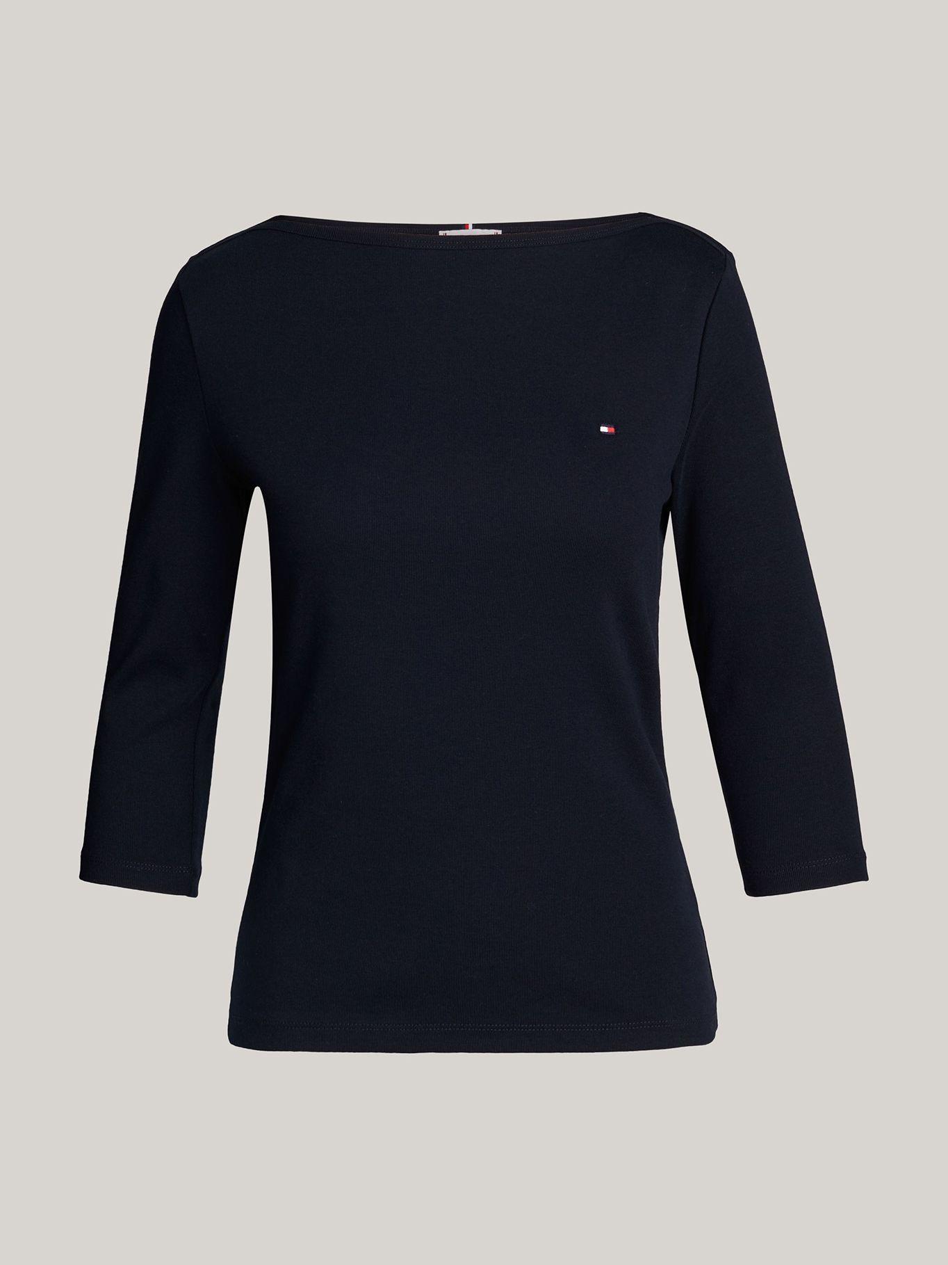 Polera New Cody Slim Fit Azul Tommy Hilfiger-4