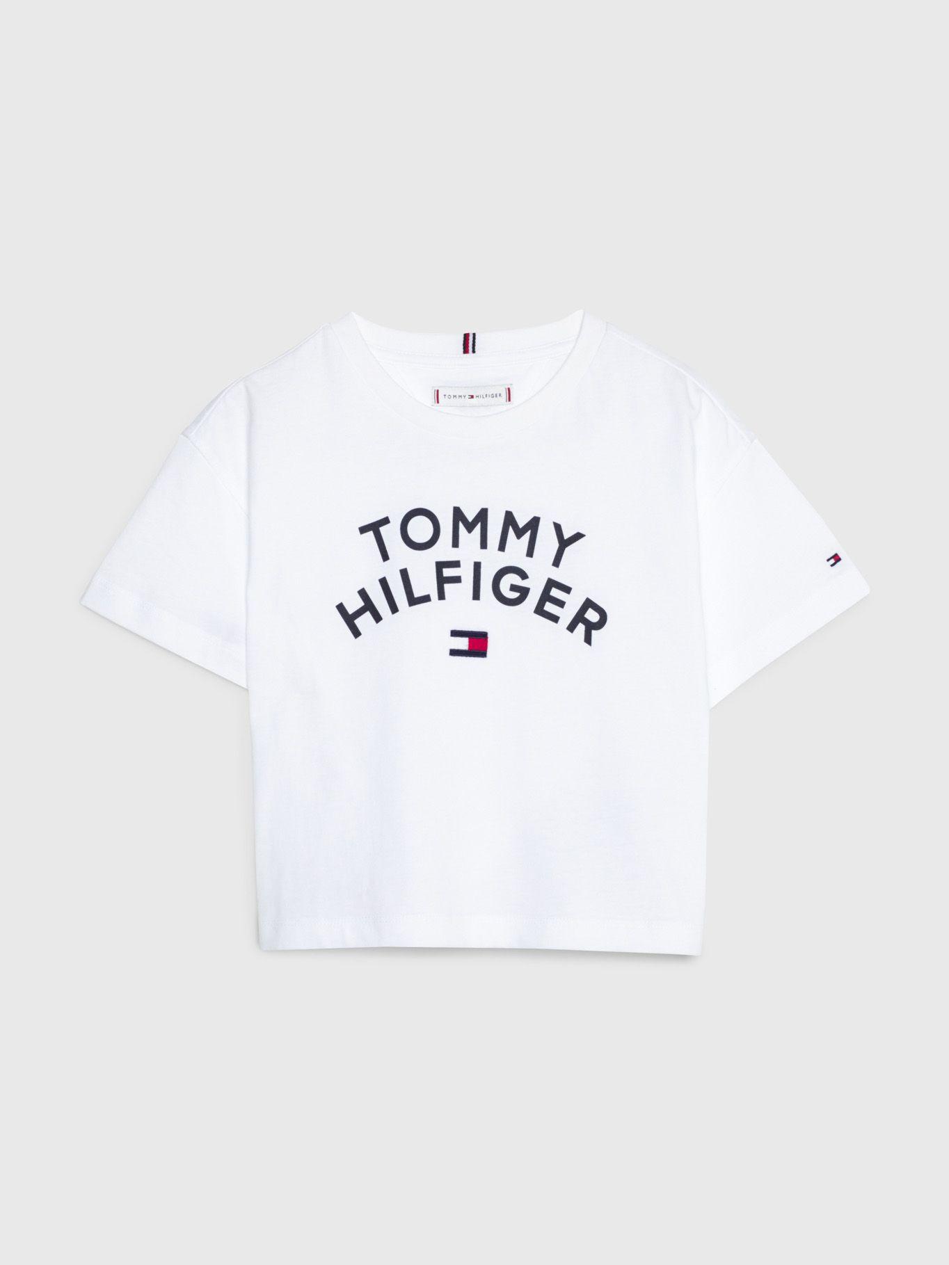 Polera Relaxed Con Logo Blanco Tommy Hilfiger-0