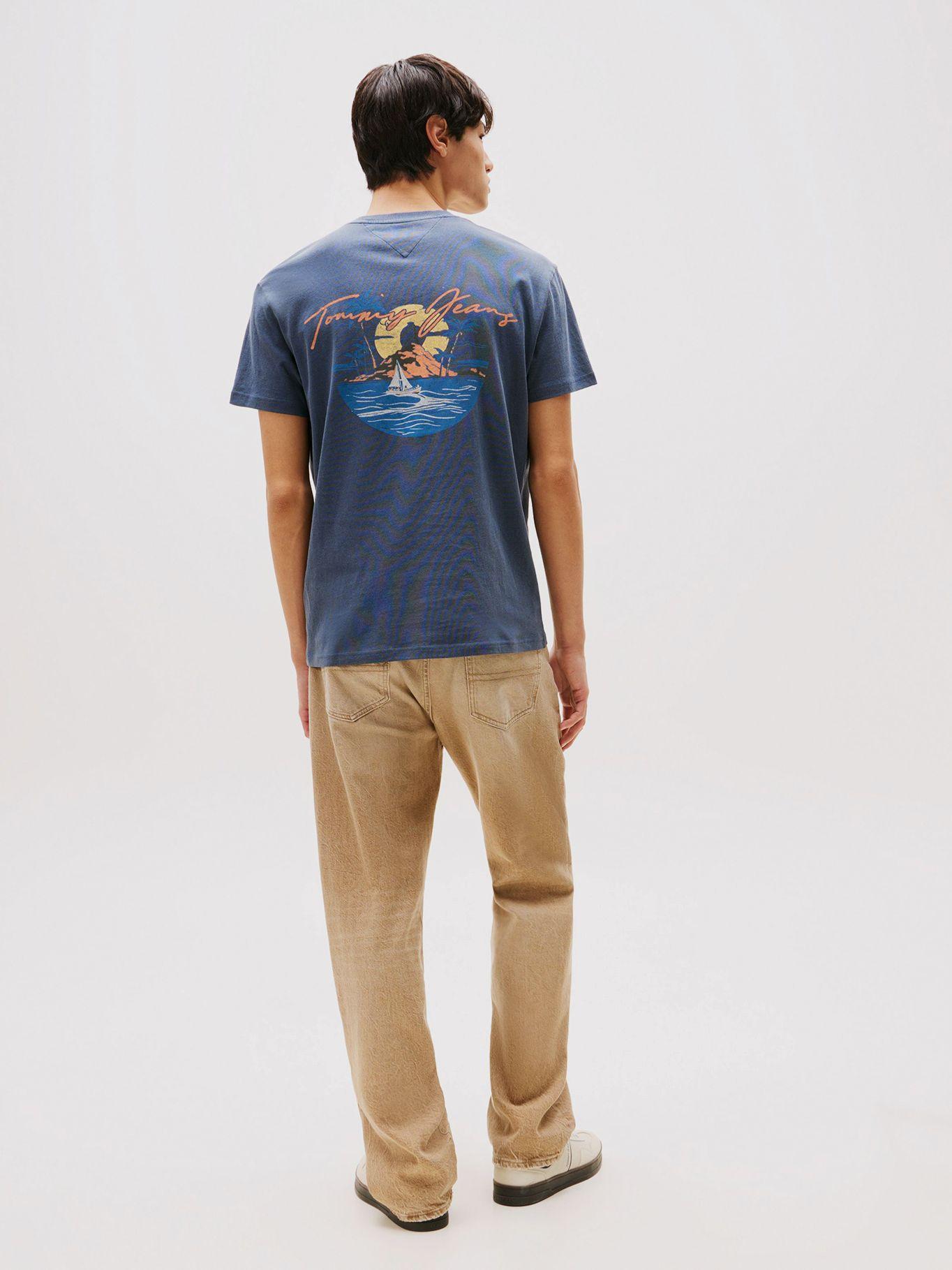 Polera Sailing Logo Regular Fit Azul Tommy Jeans-2