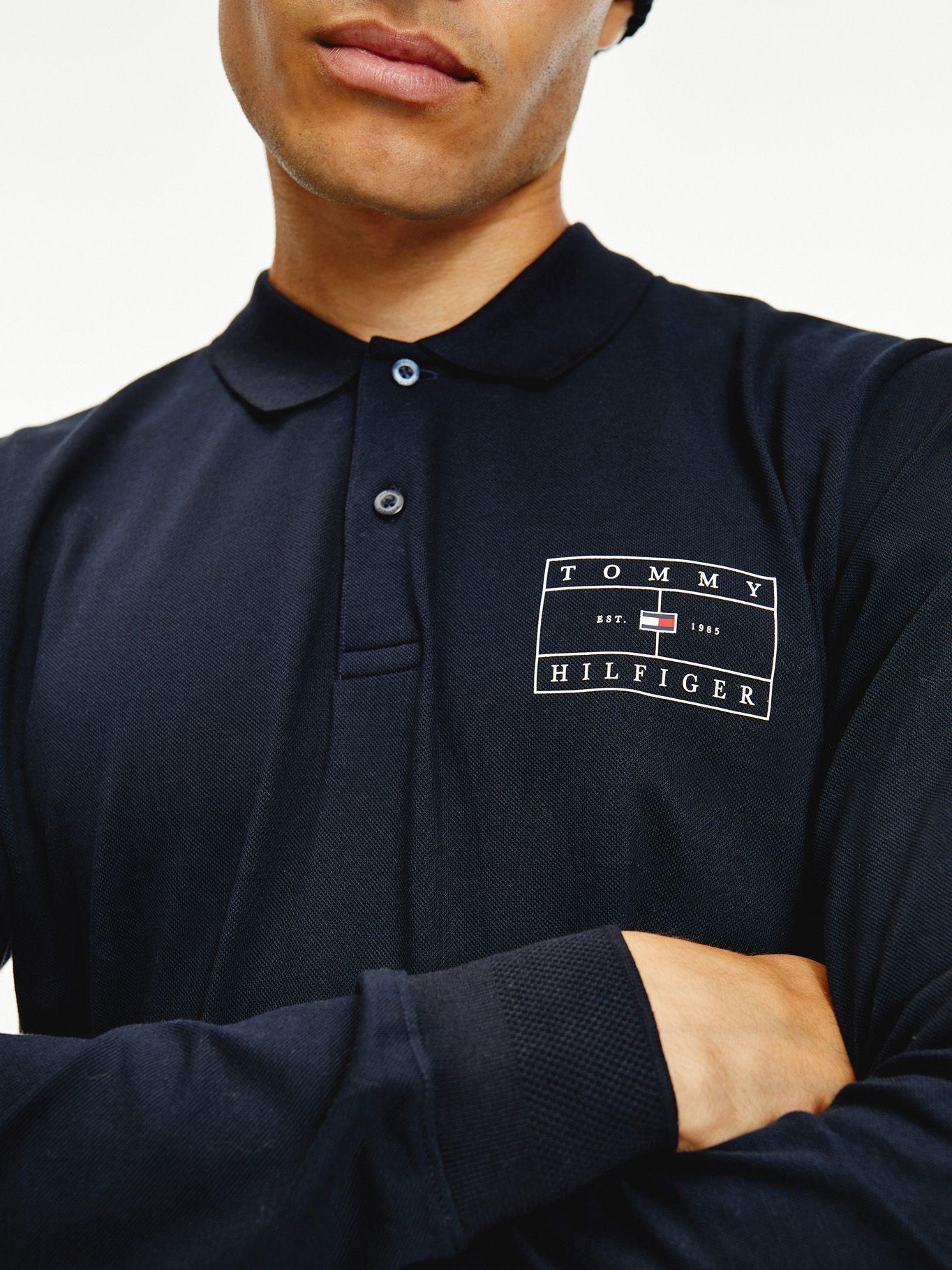 Polo Logo Regular Azul Tommy Hilfiger F2-2