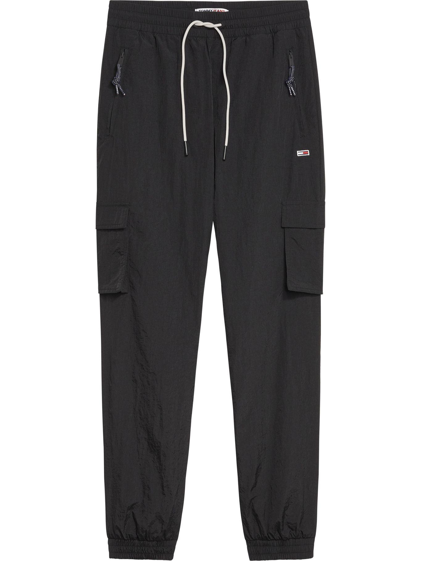 Jogger Cargo Crinkly Nylon Negro Tommy Jeans F2-0