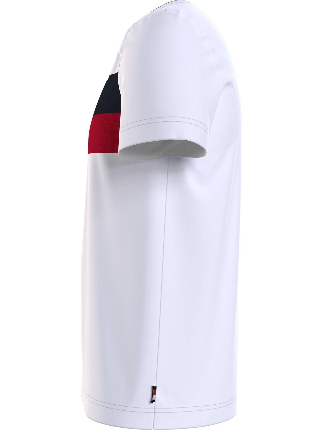 Polera Texture Insert Logo Blanco Tommy Hilfiger-3