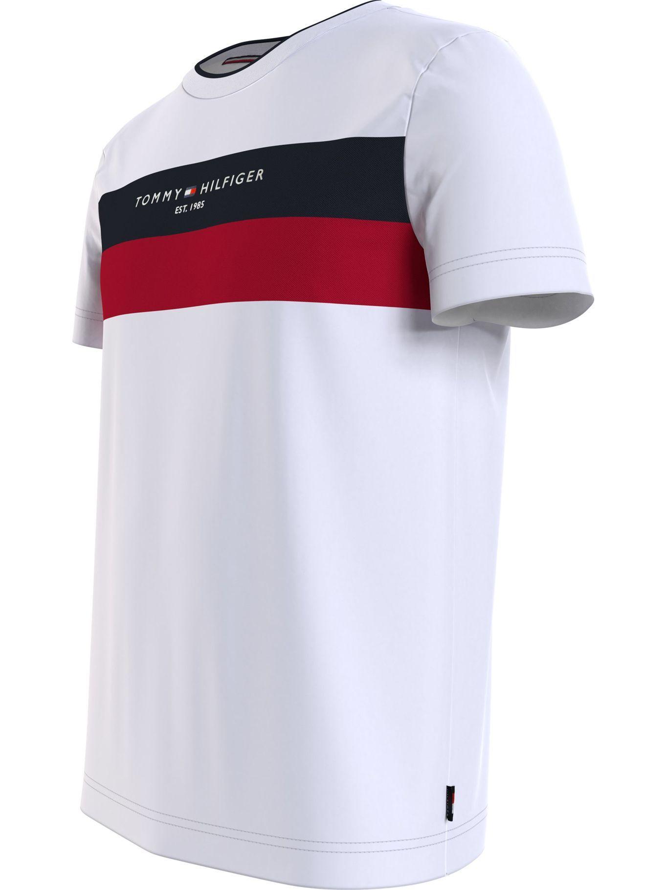 Polera Texture Insert Logo Blanco Tommy Hilfiger-2