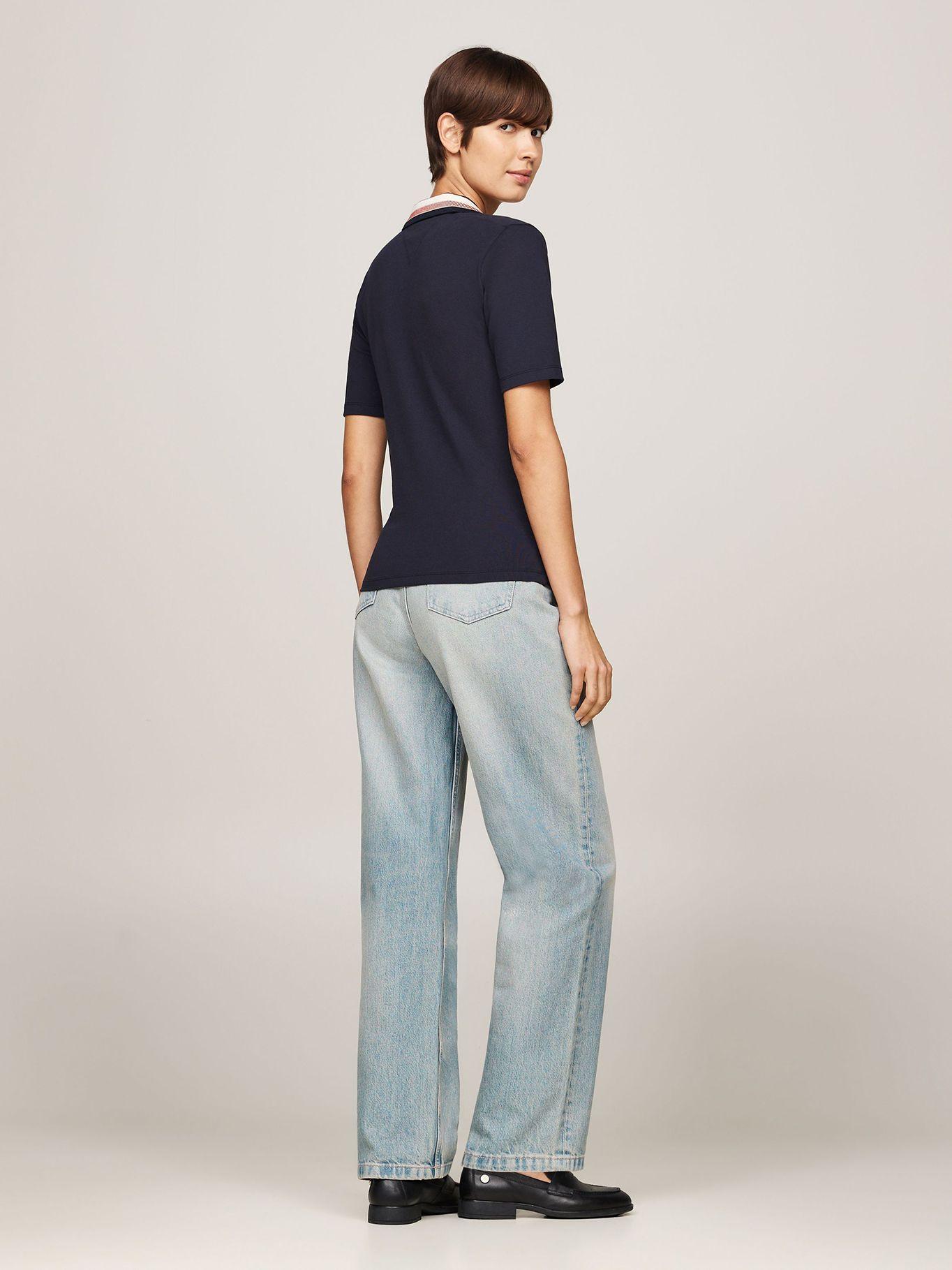 Polo De Piqué Slim Fit Azul Tommy Hilfiger-2