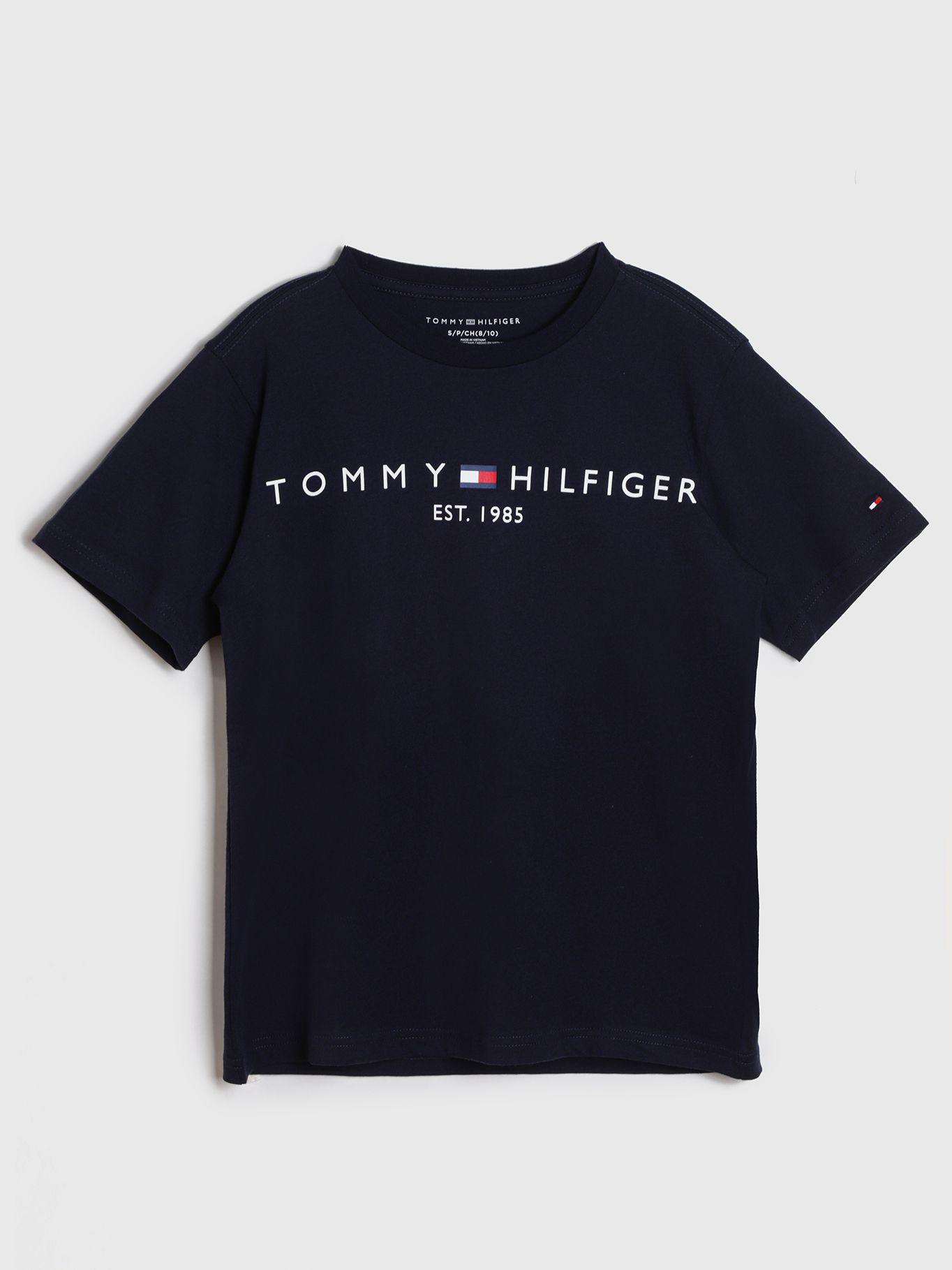 Polera Con Logo Est.1985 Azul Tommy Hilfiger-0