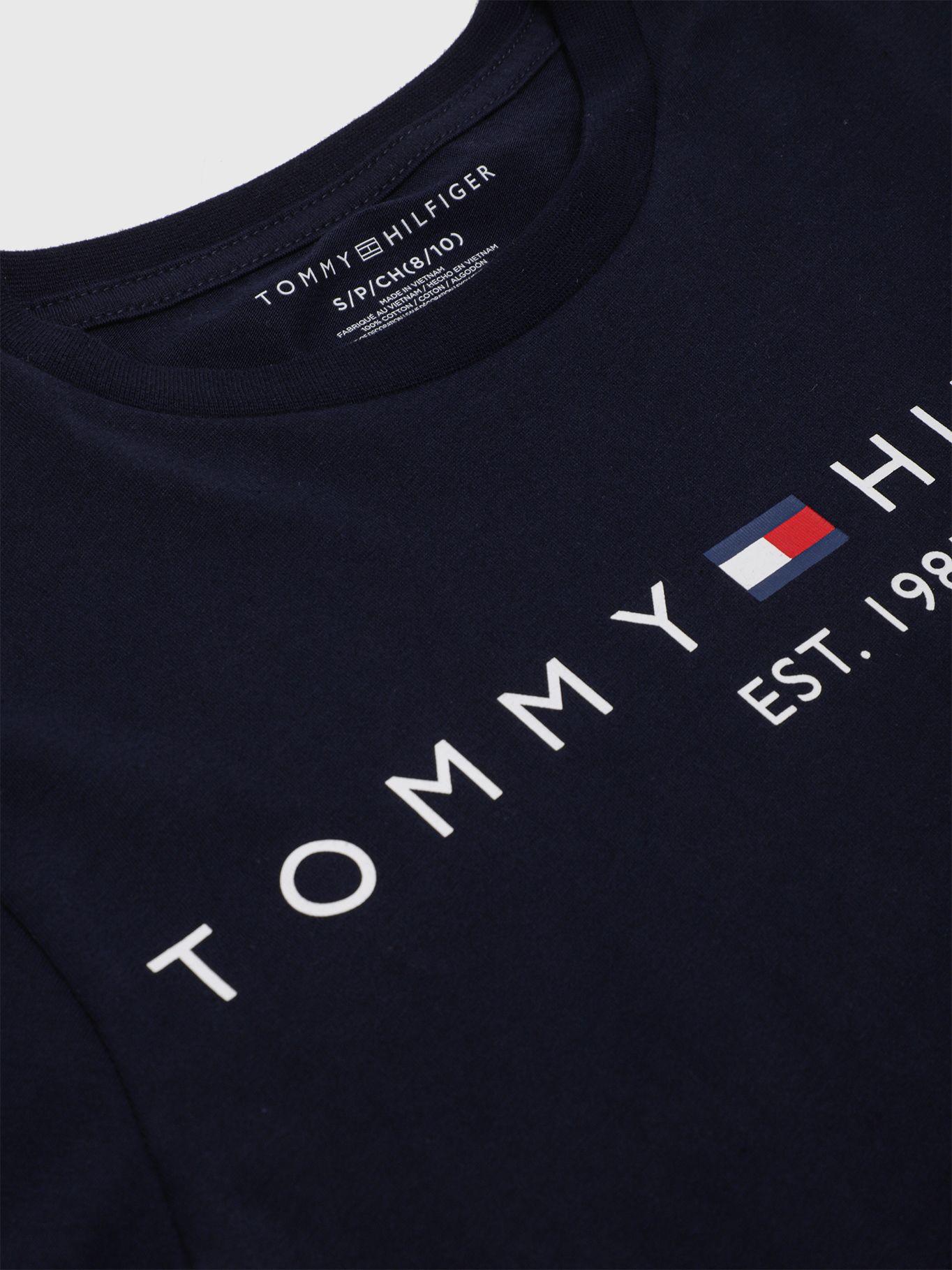 Polera Con Logo Est.1985 Azul Tommy Hilfiger-2