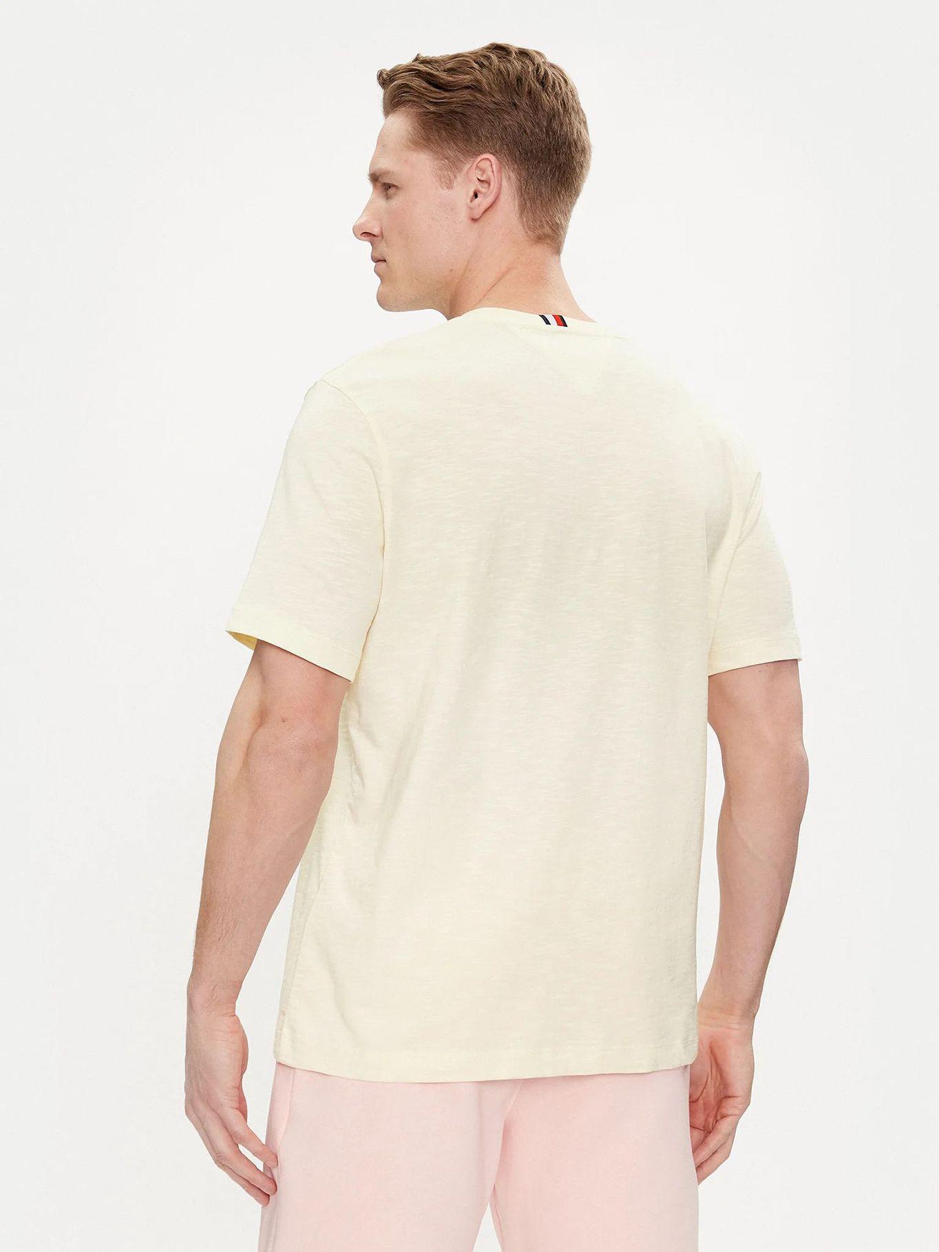 Polera Logo Arqueado Regular Fit Beige Tommy Hilfiger-2