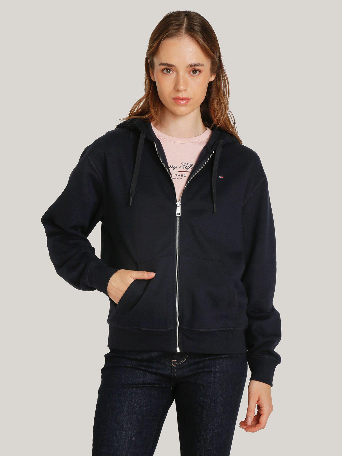 Polerón Hoodie Con Logo Flag Azul Tommy Hilfiger-0