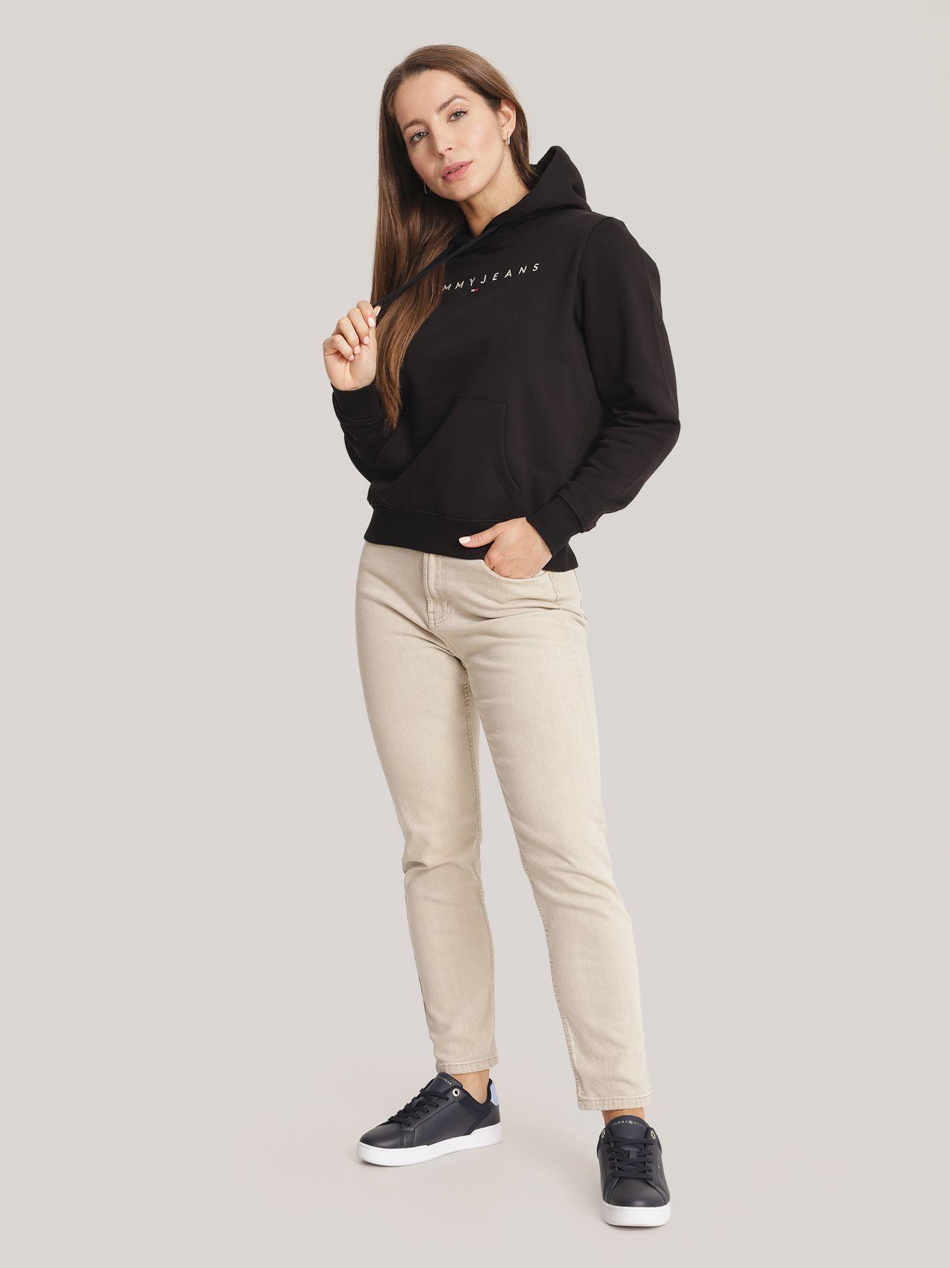 Polerón Hoodie Logo Monotype Negro Tommy Jeans-1