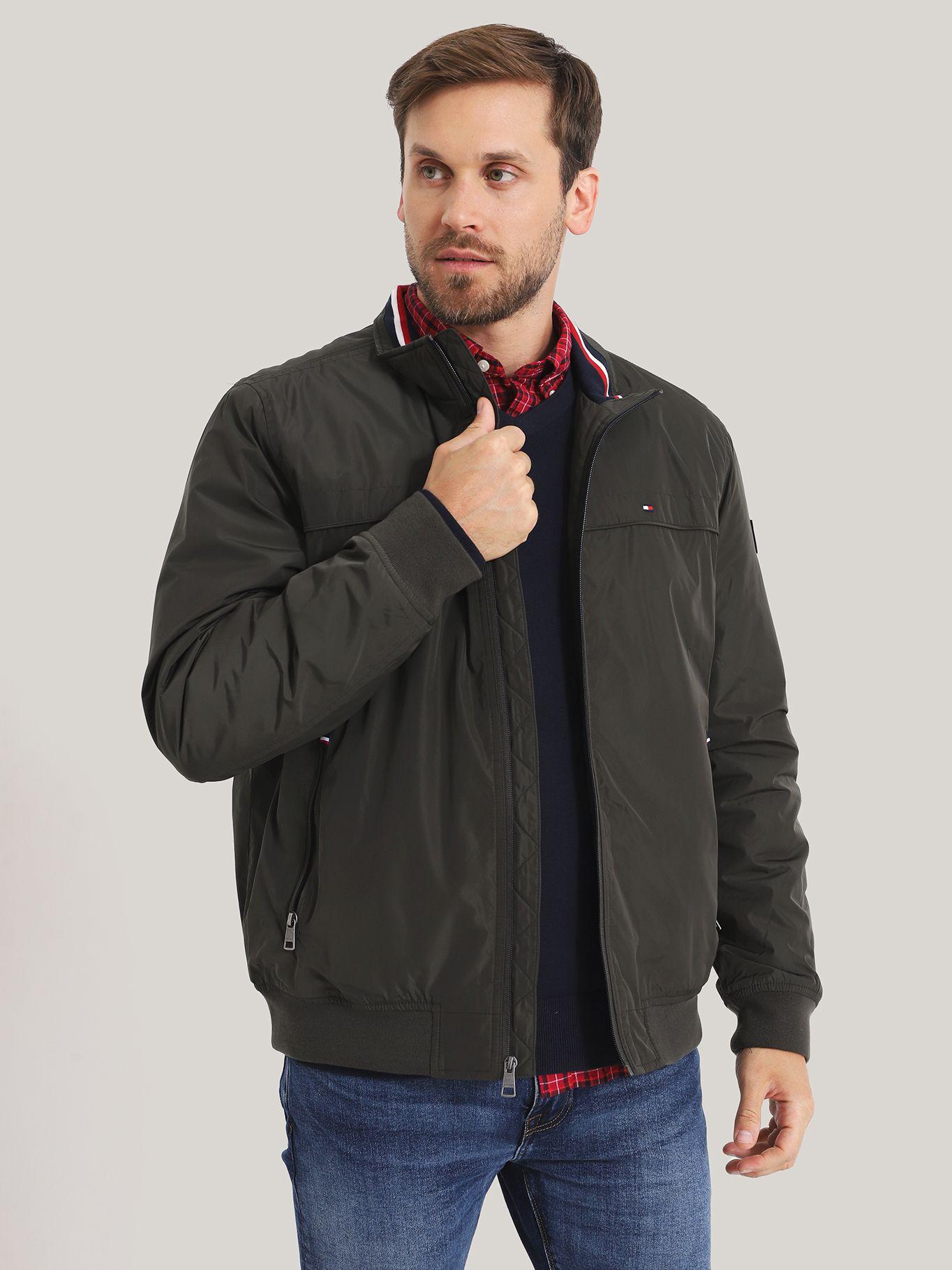 CHAQUETA BOMBER GOLF LOGO VERDE TOMMY HILFIGER-0