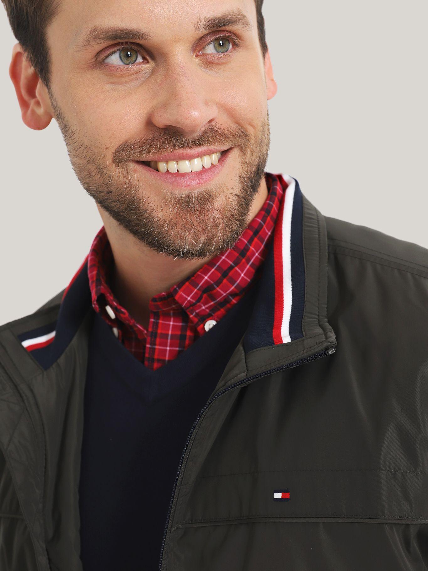 CHAQUETA BOMBER GOLF LOGO VERDE TOMMY HILFIGER-3
