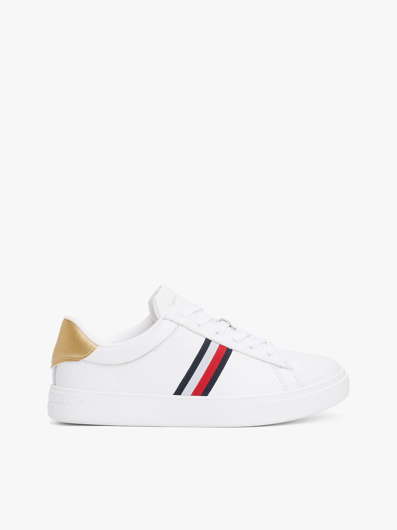 Zapatillas Essential Court De Cuero Blanco Tommy Hilfiger-4