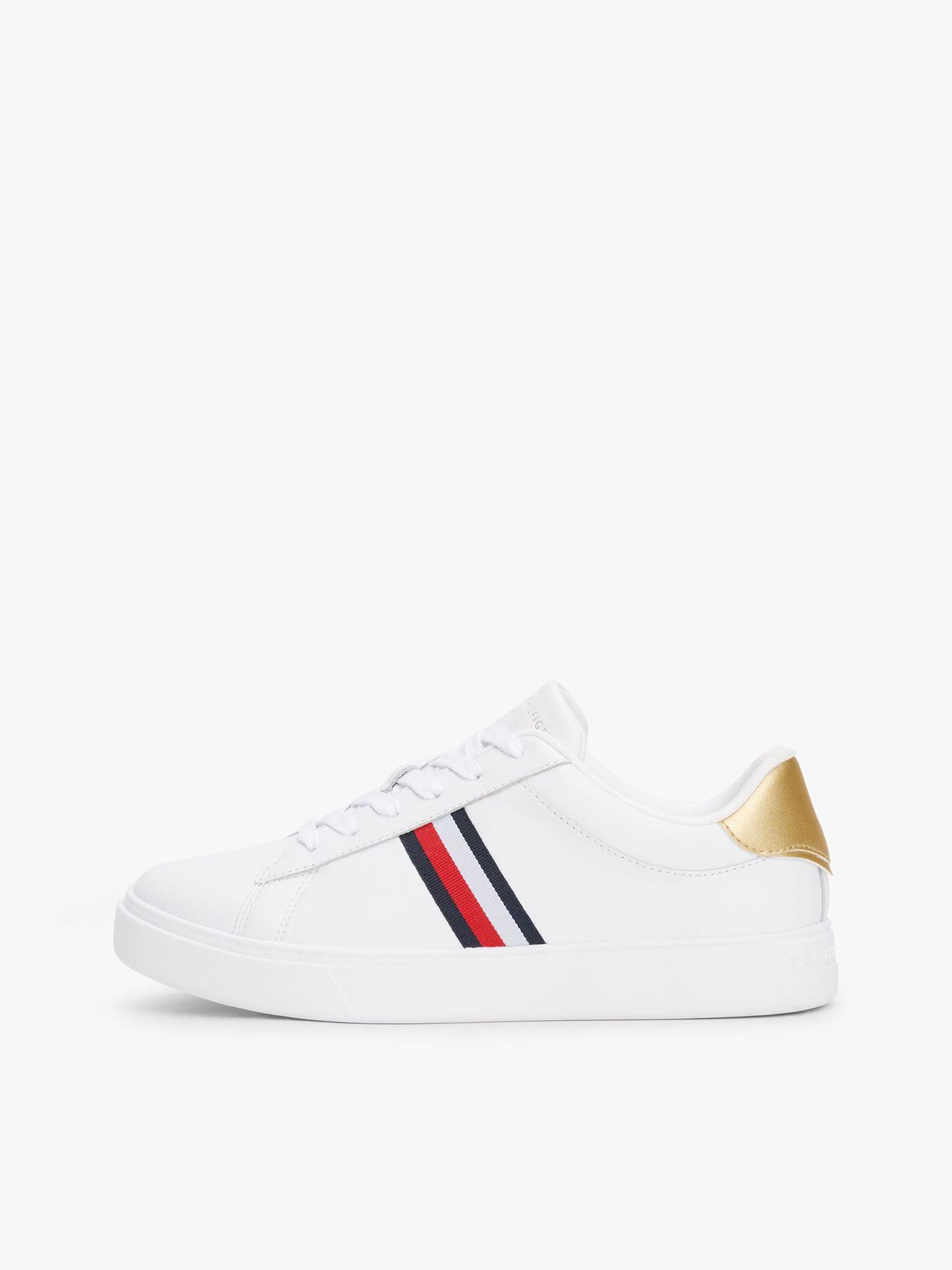 Zapatillas Essential Court De Cuero Blanco Tommy Hilfiger-5