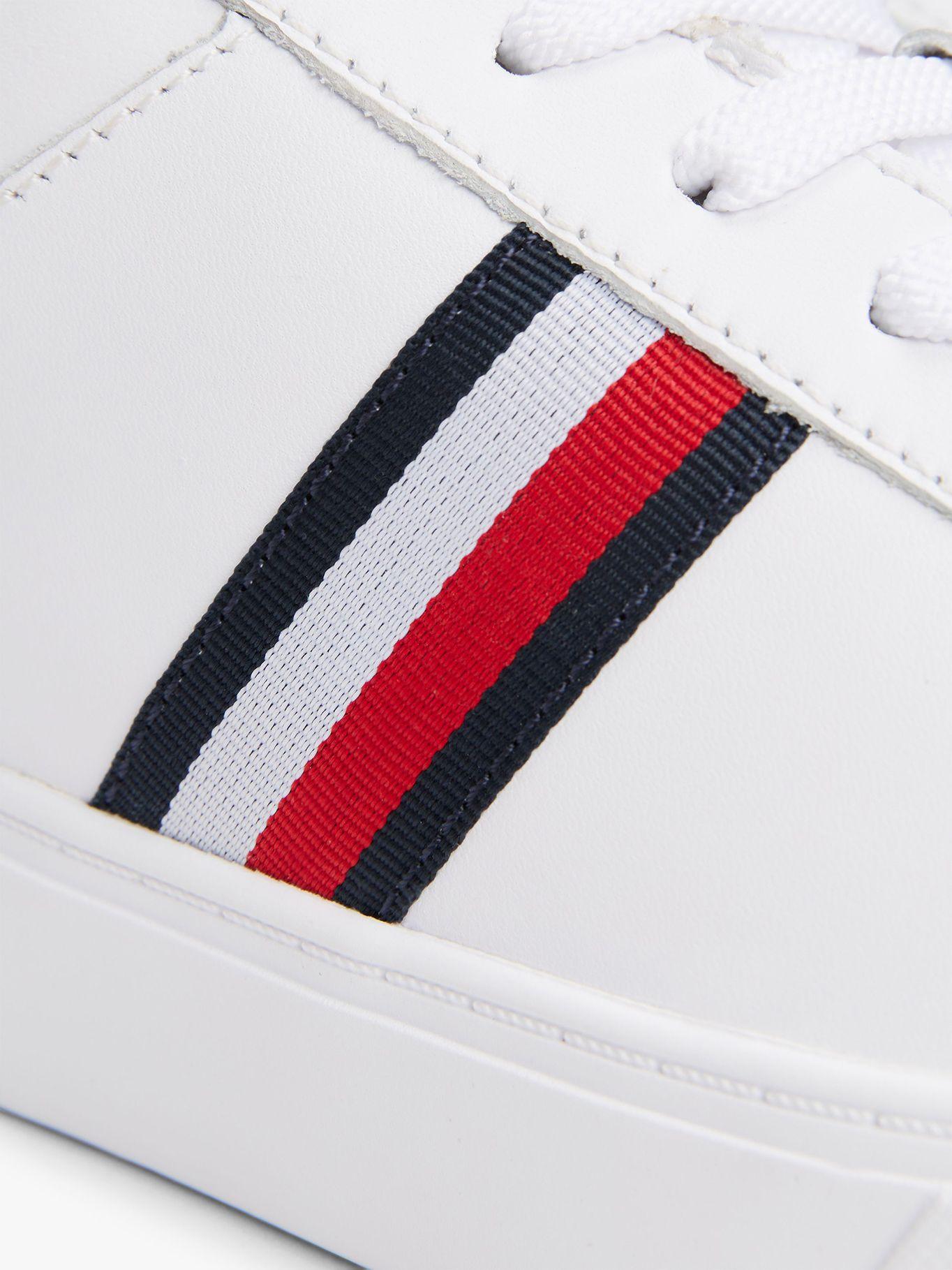Zapatillas Essential Court De Cuero Blanco Tommy Hilfiger-6