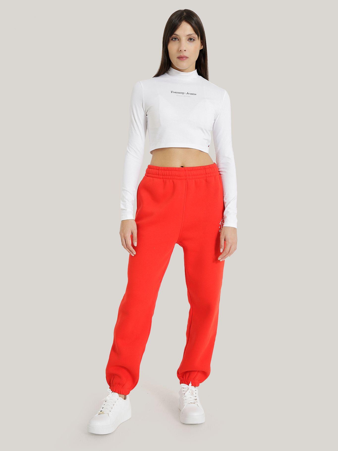 POLERA CROP TOP ESSENTIAL BLANCO TOMMY JEANS-1
