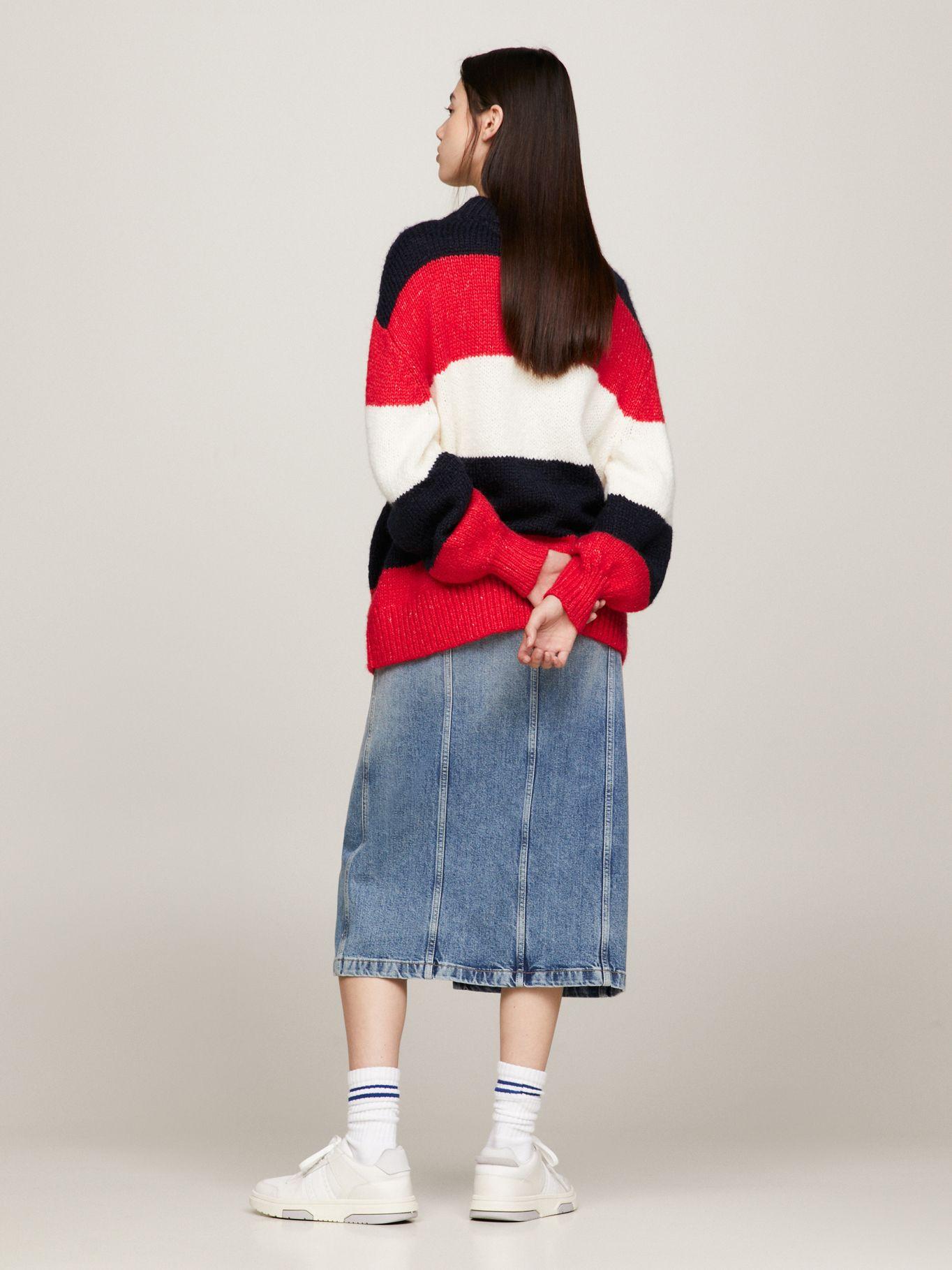 SWEATER OVERSIZE COLOR BLOCK MULTICOLOR TOMMY JEANS-2
