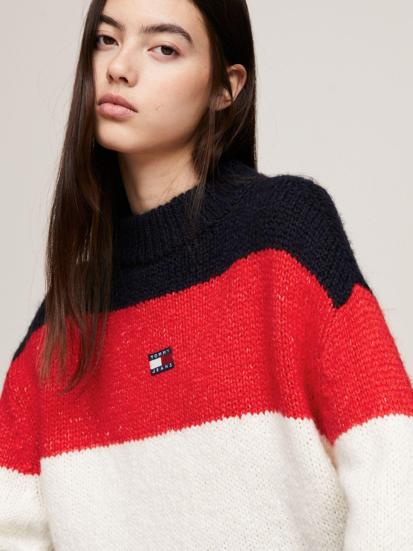 SWEATER OVERSIZE COLOR BLOCK MULTICOLOR TOMMY JEANS-3