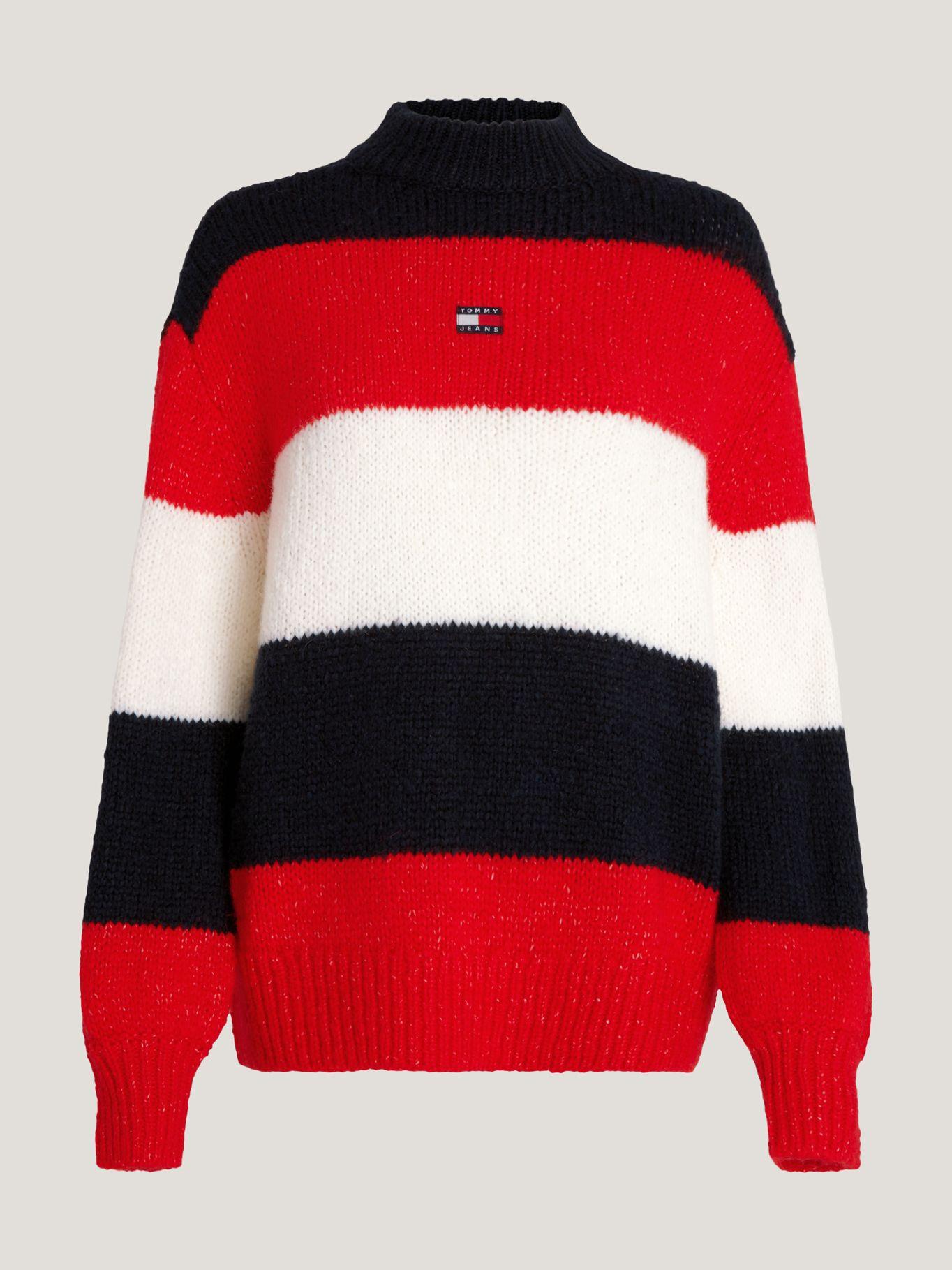 SWEATER OVERSIZE COLOR BLOCK MULTICOLOR TOMMY JEANS-4