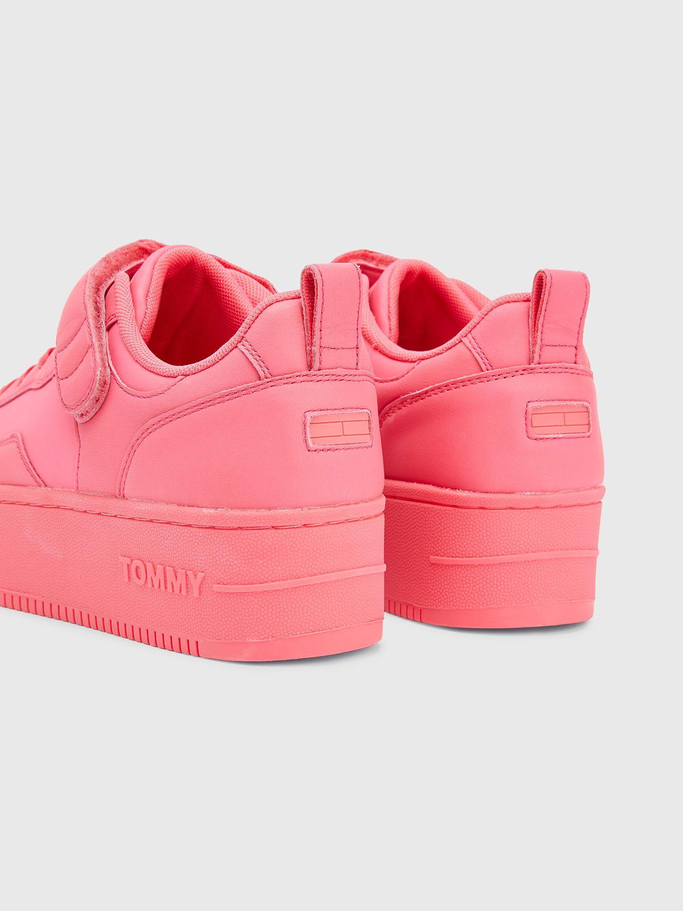 Zapatillas Solid Con Velcro Rosado Tommy Hilfiger-1