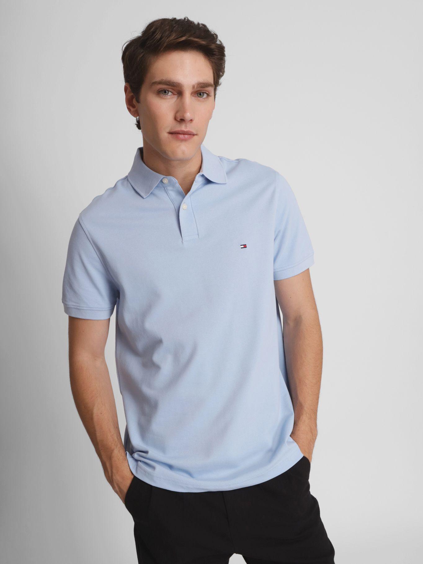 Polo 1985 Regular Fit Celeste Tommy Hilfiger-0