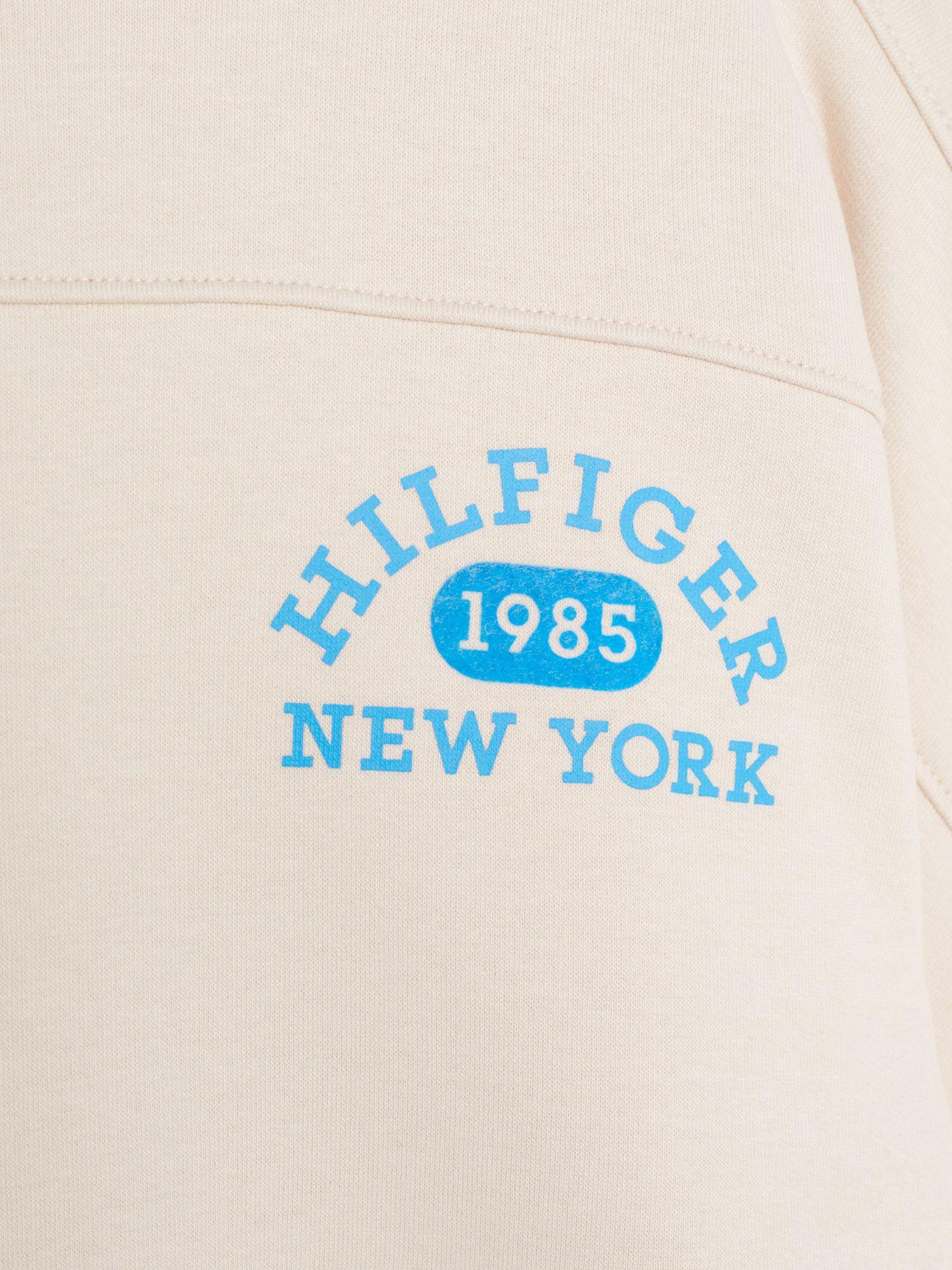 Vestido Relaxed Logo Varsity Beige Tommy Hilfiger-2