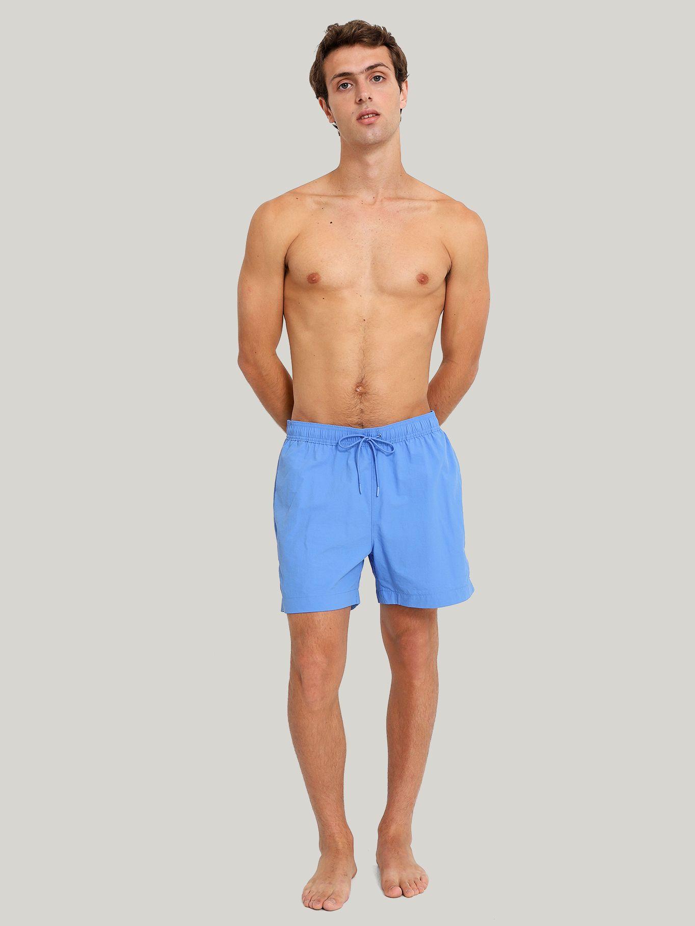 Traje De Baño Essential Largo Azul Tommy Hilfiger-1