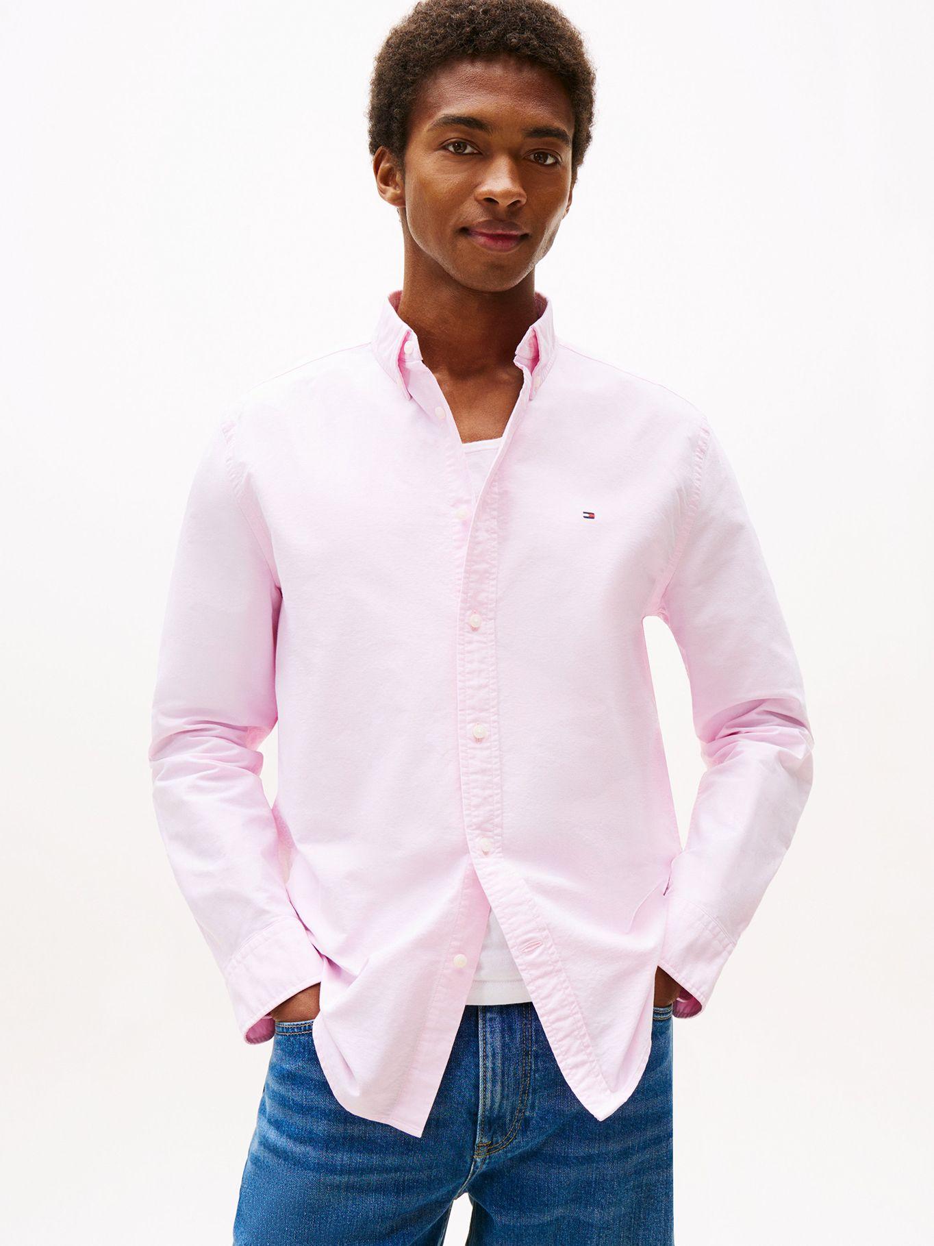 Camisa Oxford Regular Fit TOR Rosado Tommy Hilfiger-0