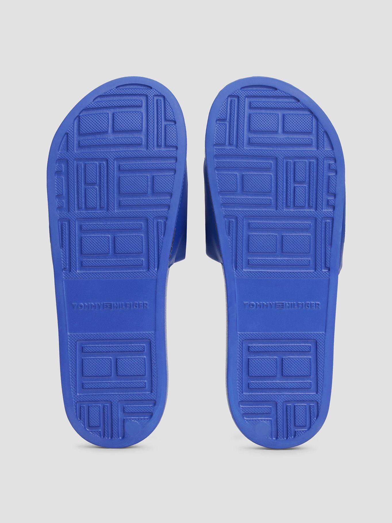 Sandalia De Piscina Logo Bordado Azul Tommy Hilfiger-3