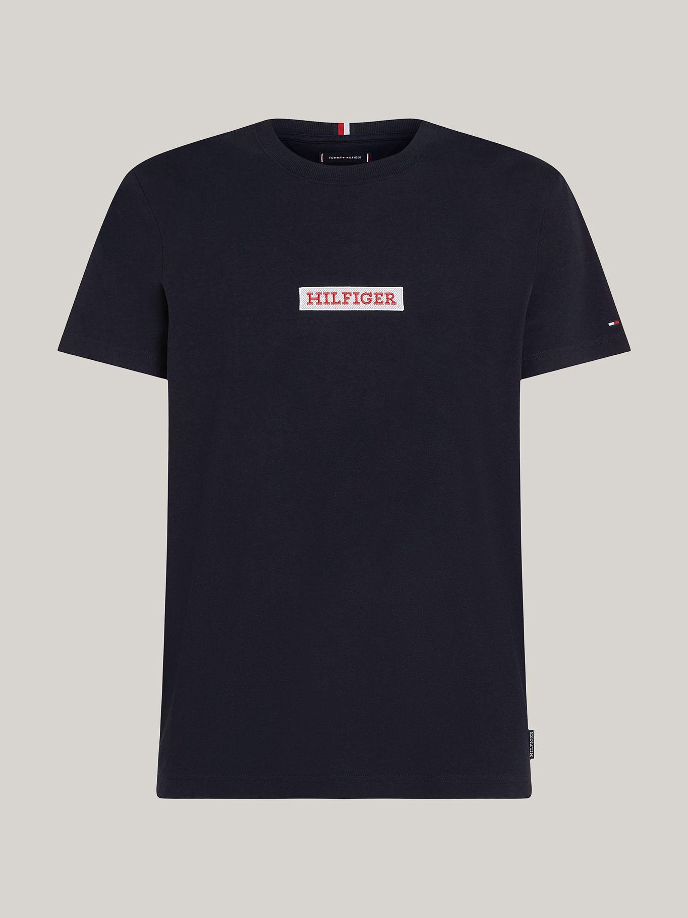 Polera Con Logo Monotype Azul Tommy Hilfiger-4