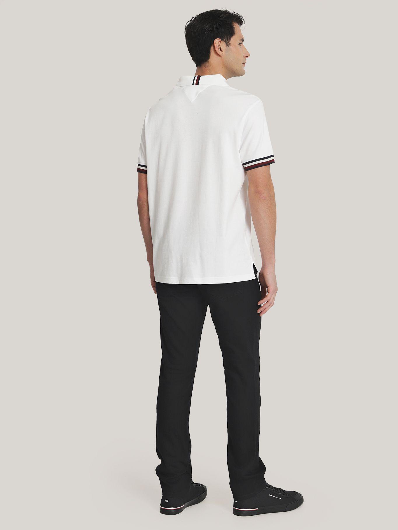 Polo Logo Icon Regular Fit Blanco Tommy Hilfiger-2