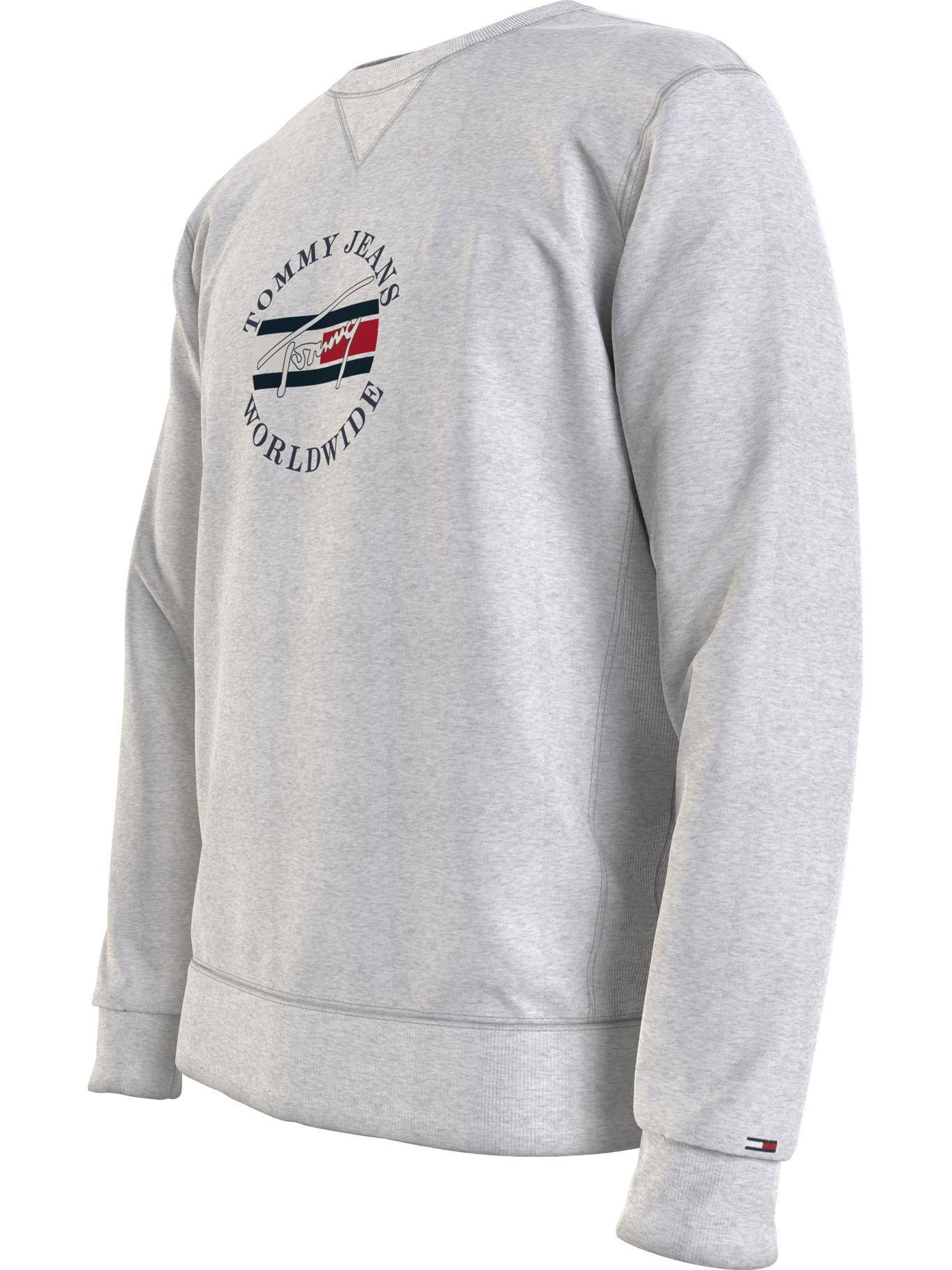 Polerón Timeless C-Neck Gris Tommy Jeans MY2-2